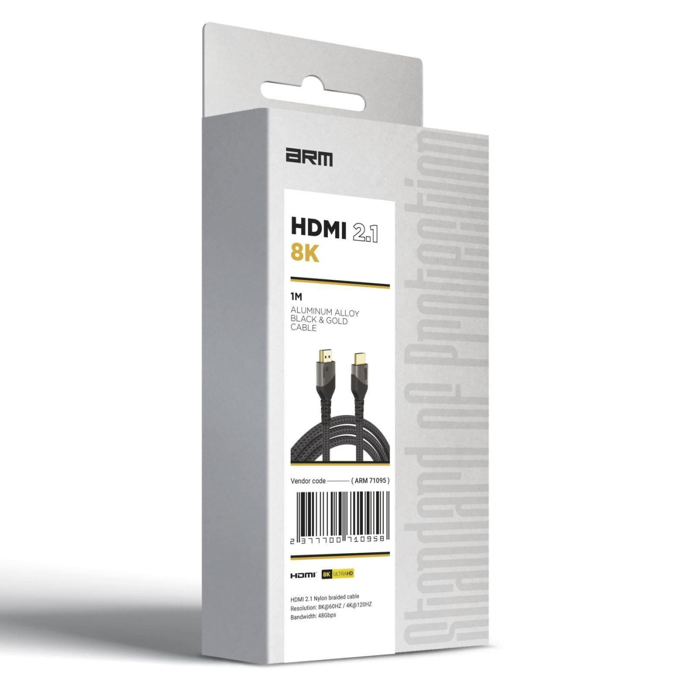 Кабель Armorstandart HDMI-HDMI V 2.1 2 м (ARM71096)
