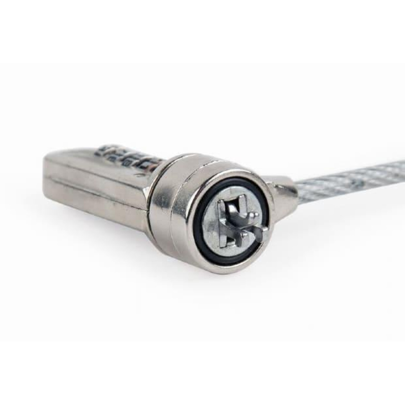 Замок для ноутбука Gembird LK-CL-01, кодовый замок на 4 цифры, длина - 1.8 м, толщина троса - 4 мм