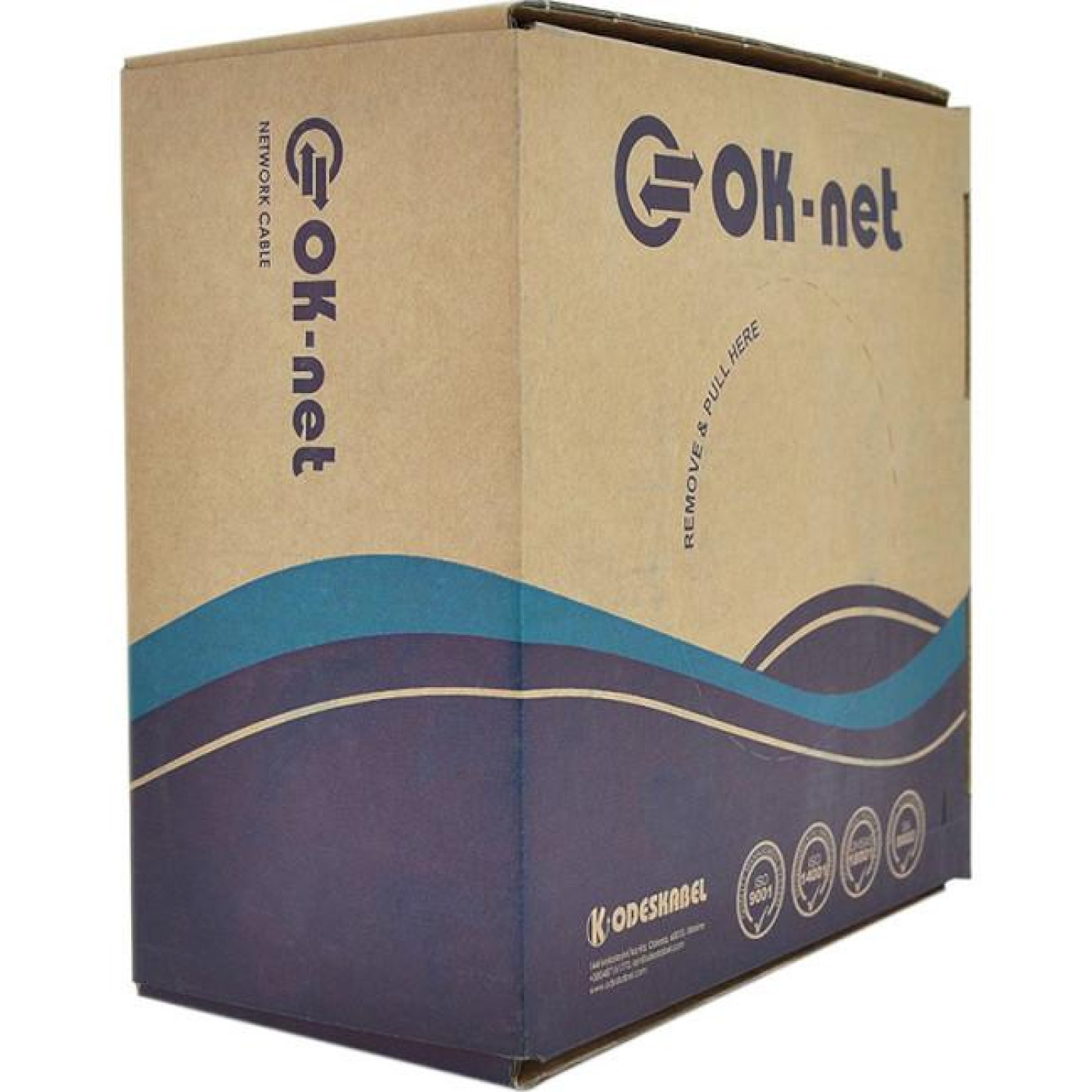 Патч-кабель FTP OK-Net КГПВЭ-ВП (100) кат.5е, 4х2х0,48 PATCH 20, бухта 305м