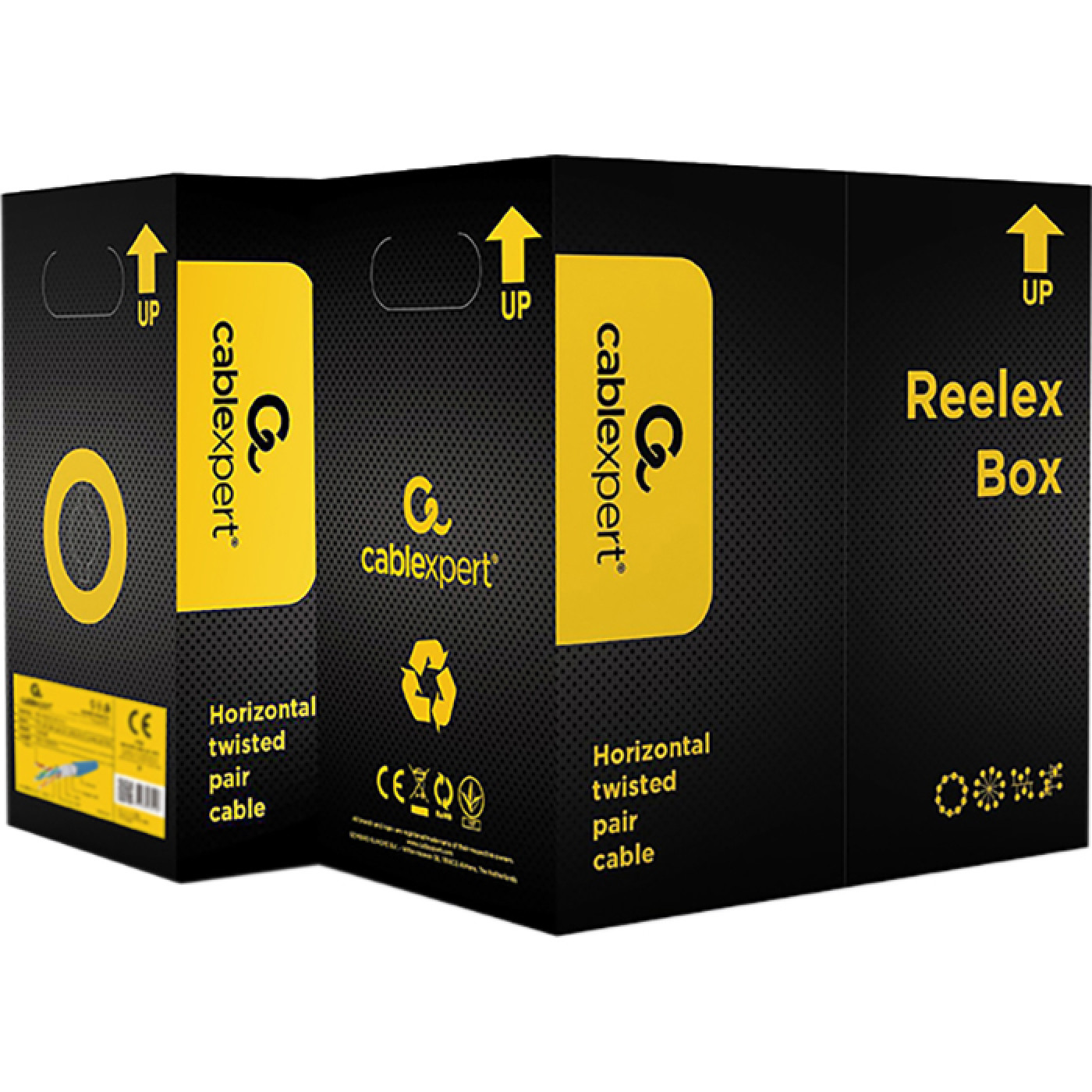 Кабель UTP 5e (бухта, 305м) Cablexpert Blue UPC-5004E-SOL-B