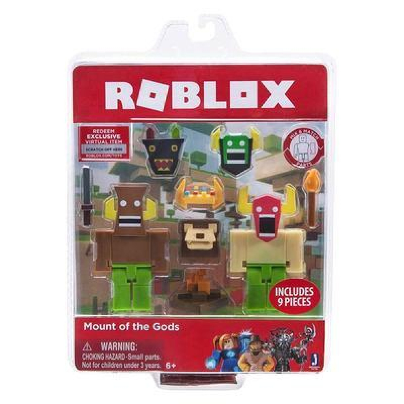 Фігурка для геймерів Jazwares Roblox Game Packs Mount of Gods, набор 2 шт. (10746R)