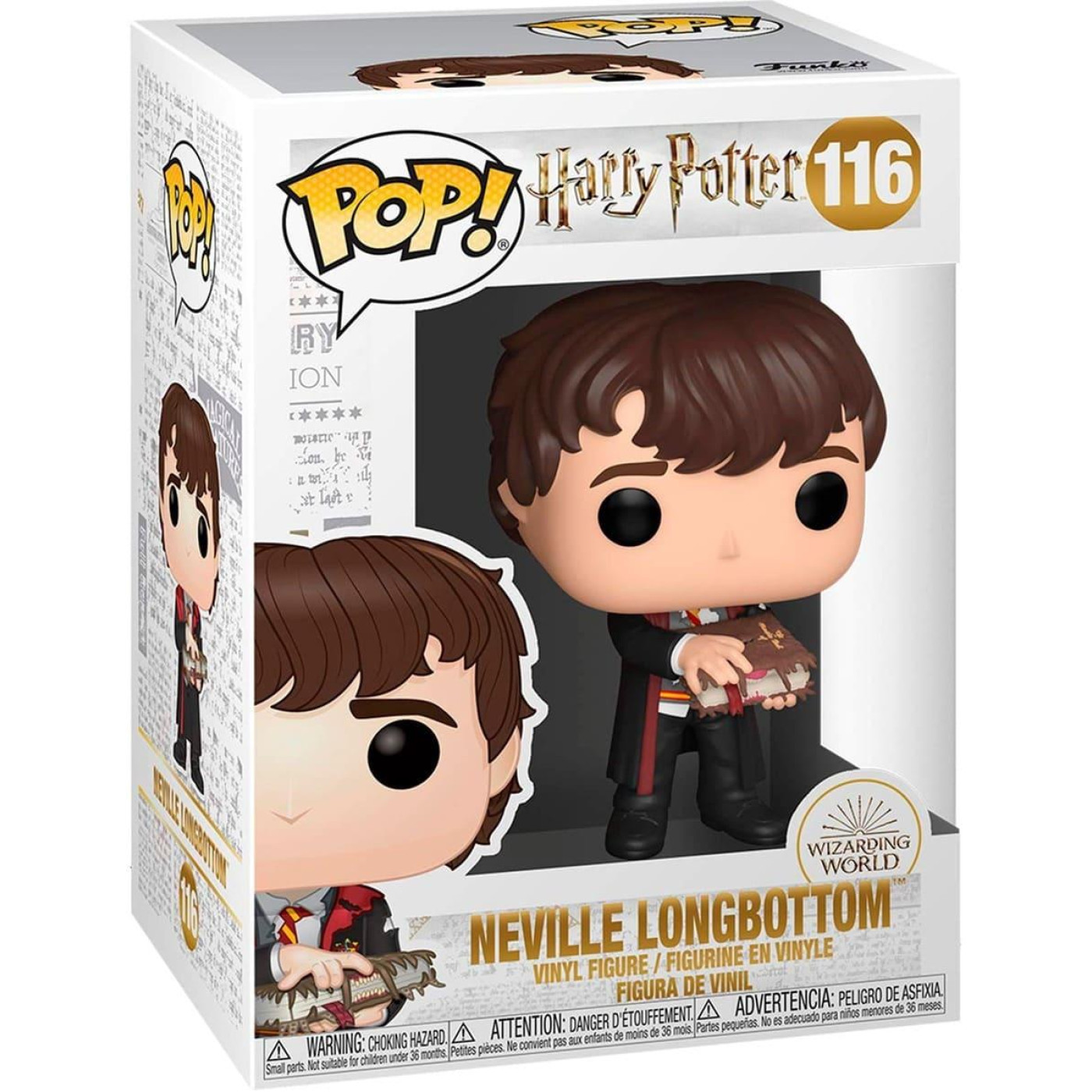 Фигурка Funko HP: HP- Neville w/Monster Book
