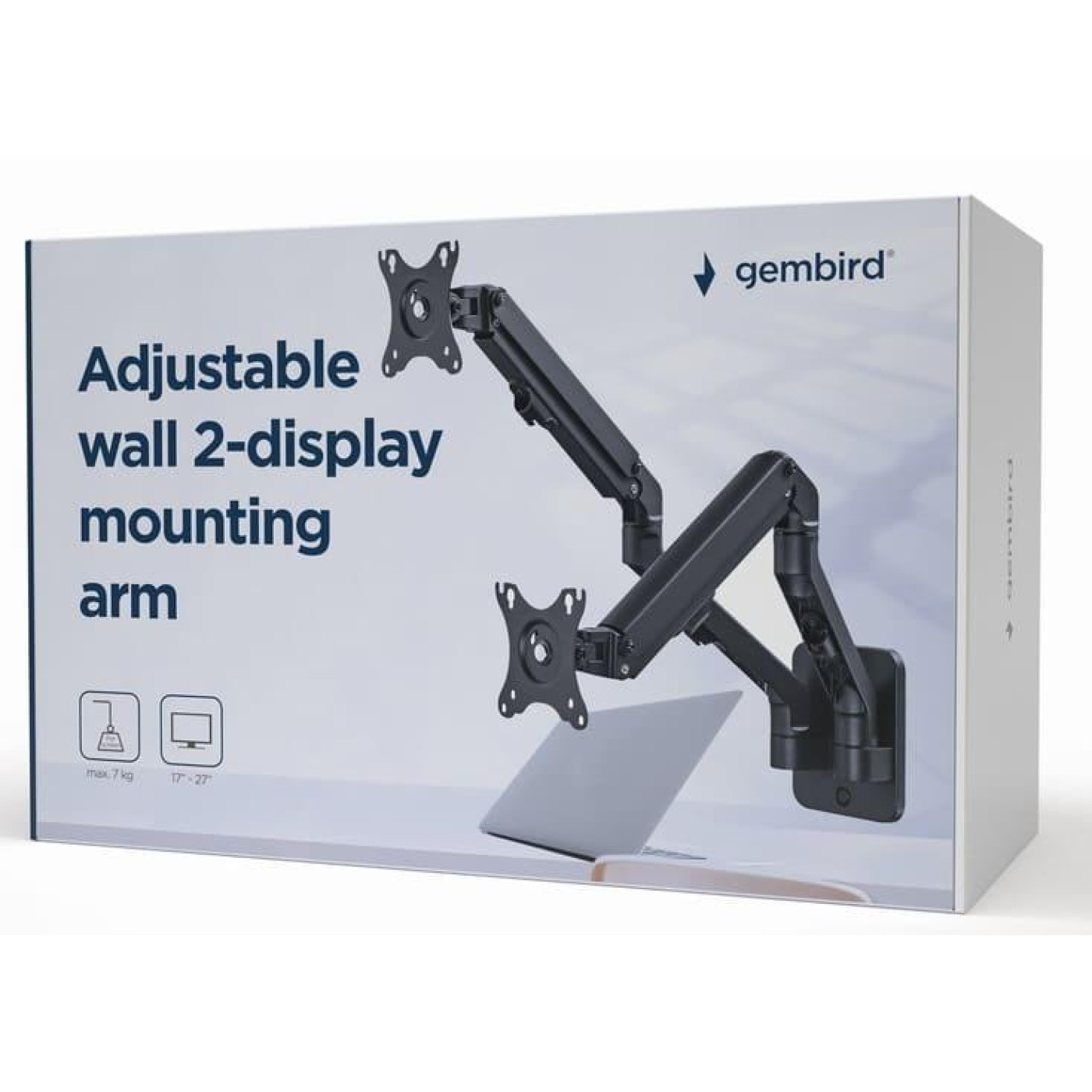 Кронштейн для монітора Gembird MA-WA2-01