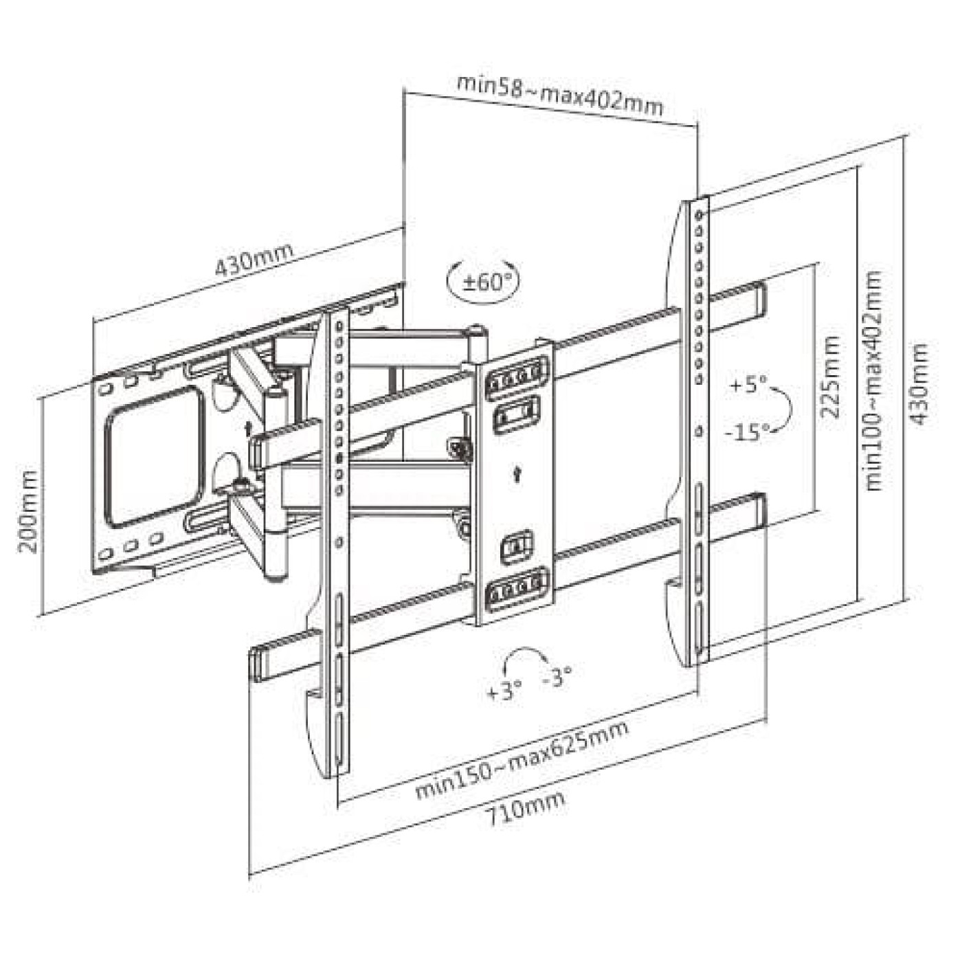 Кронштейн Gembird WM-80ST-02 WM-80ST-02