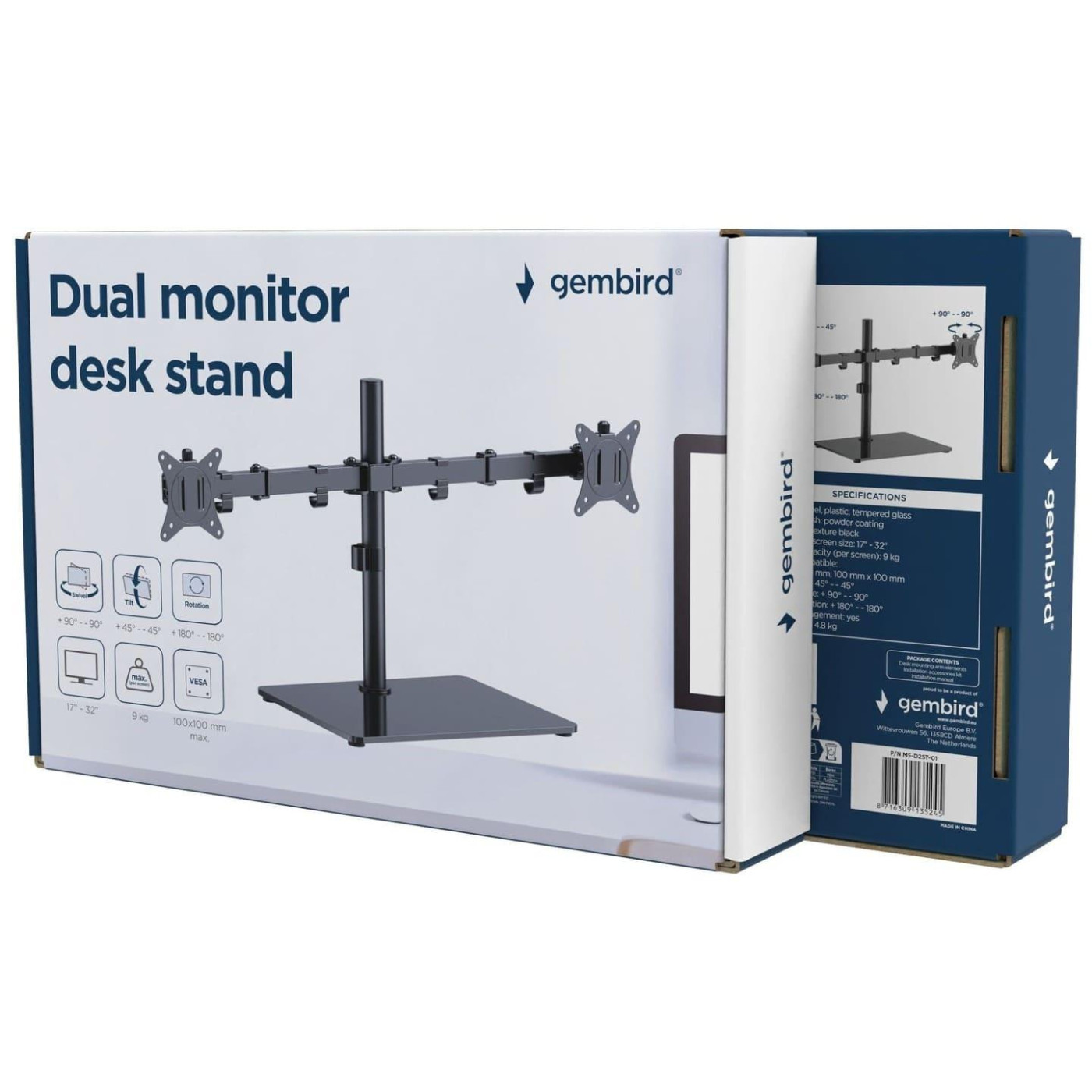 Кронштейн Gembird MS-D2ST-01 MS-D2ST-01