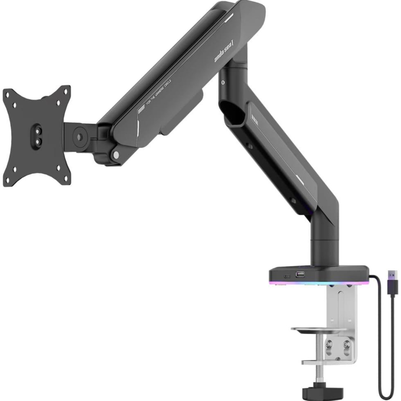 Кронштейн Anda Seat Stealth Pro II RGB 17''-42'' Black AD-W-A9X-1S-BB