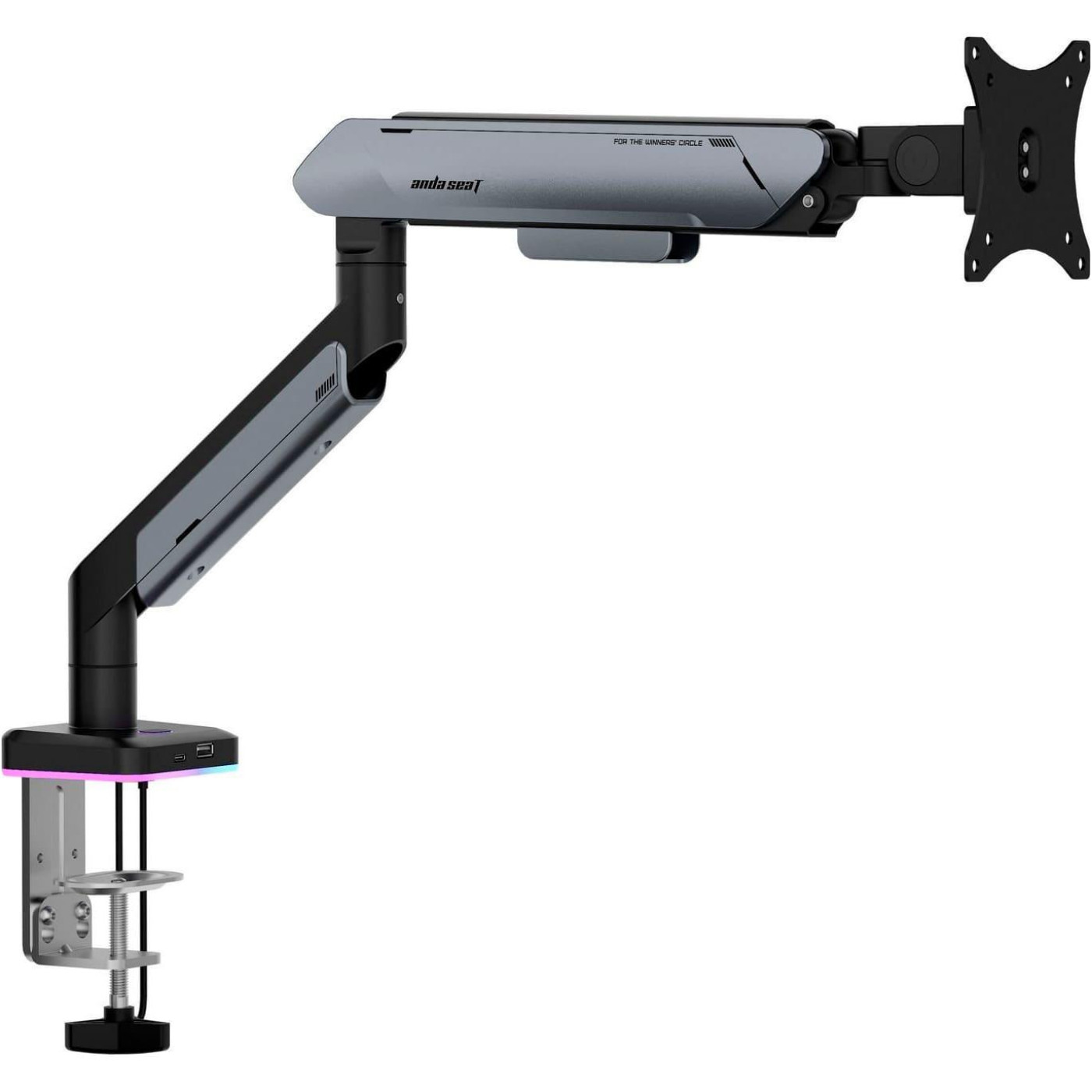 Кронштейн Anda Seat Stealth Pro II RGB 17''-42'' Titanium AD-W-A9X-1S-BT