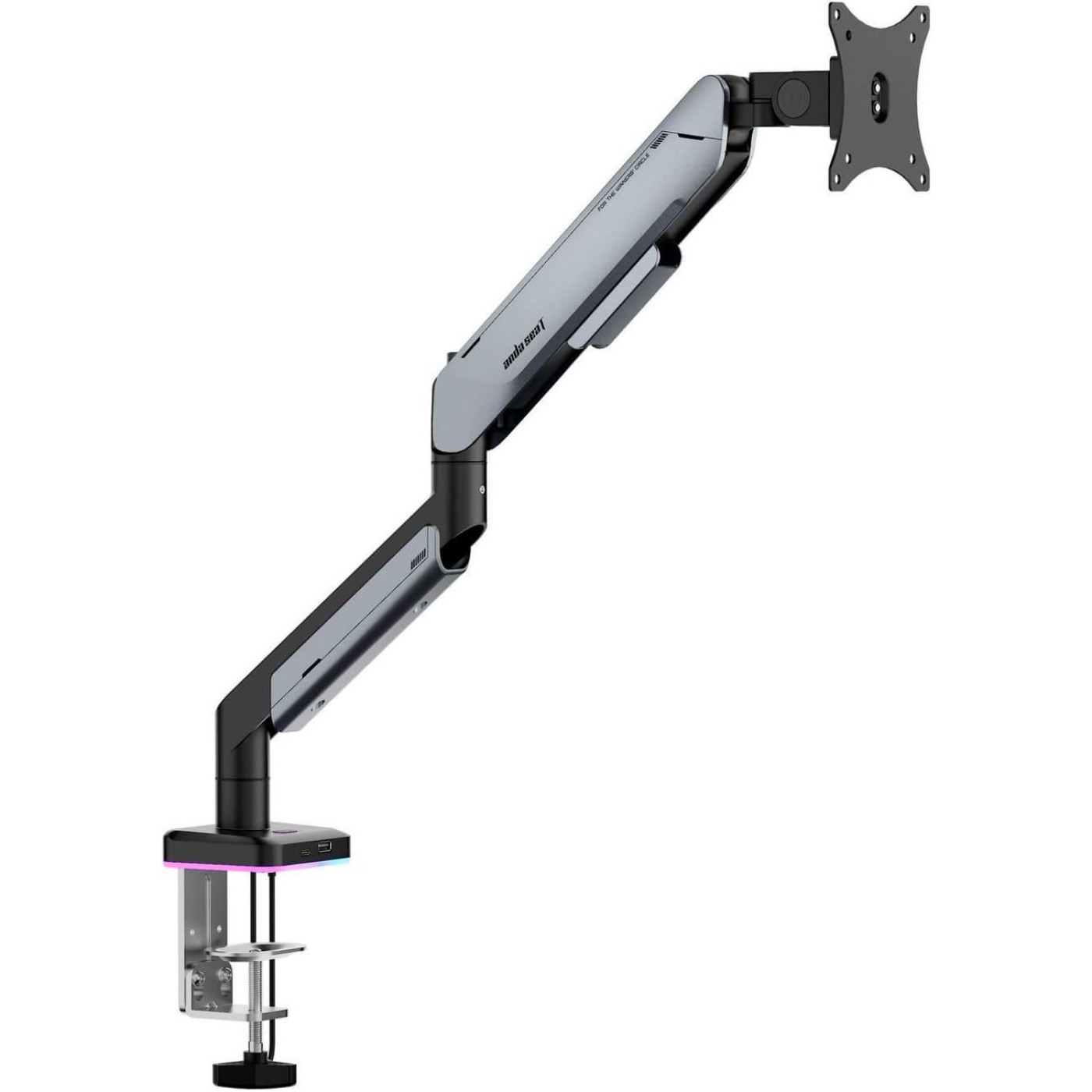 Кронштейн Anda Seat Stealth Pro II RGB 17''-42'' Titanium AD-W-A9X-1S-BT