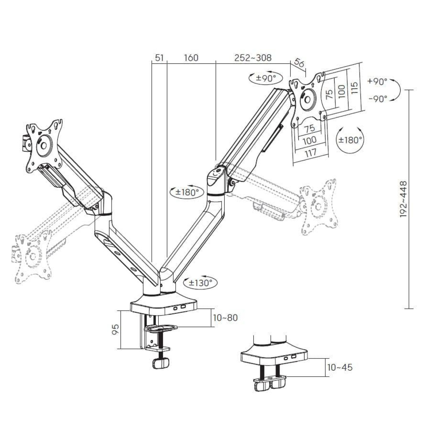 Кронштейн OfficePro MA442W MA442W