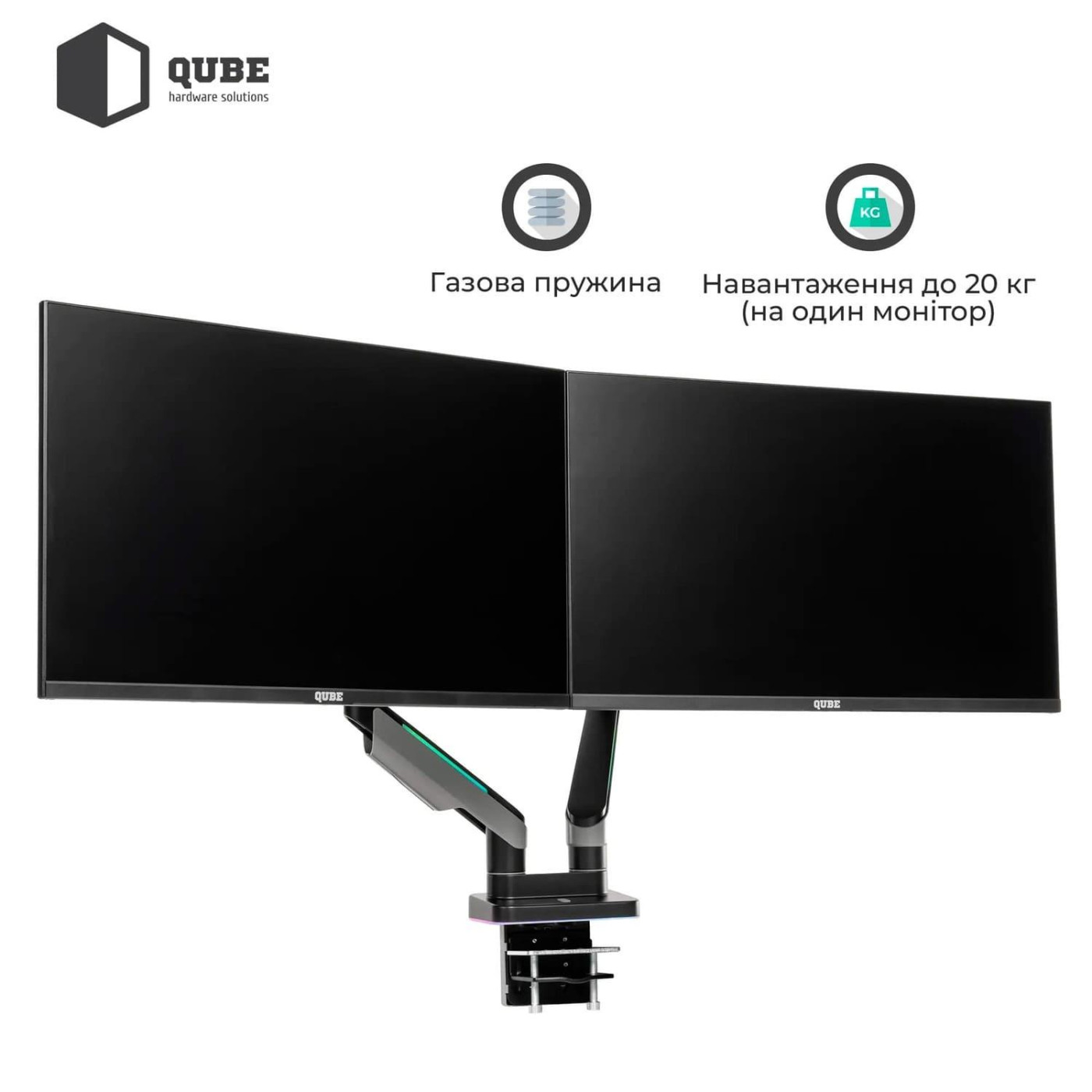 Кронштейн QUBE RGB3520GD до 2x35
