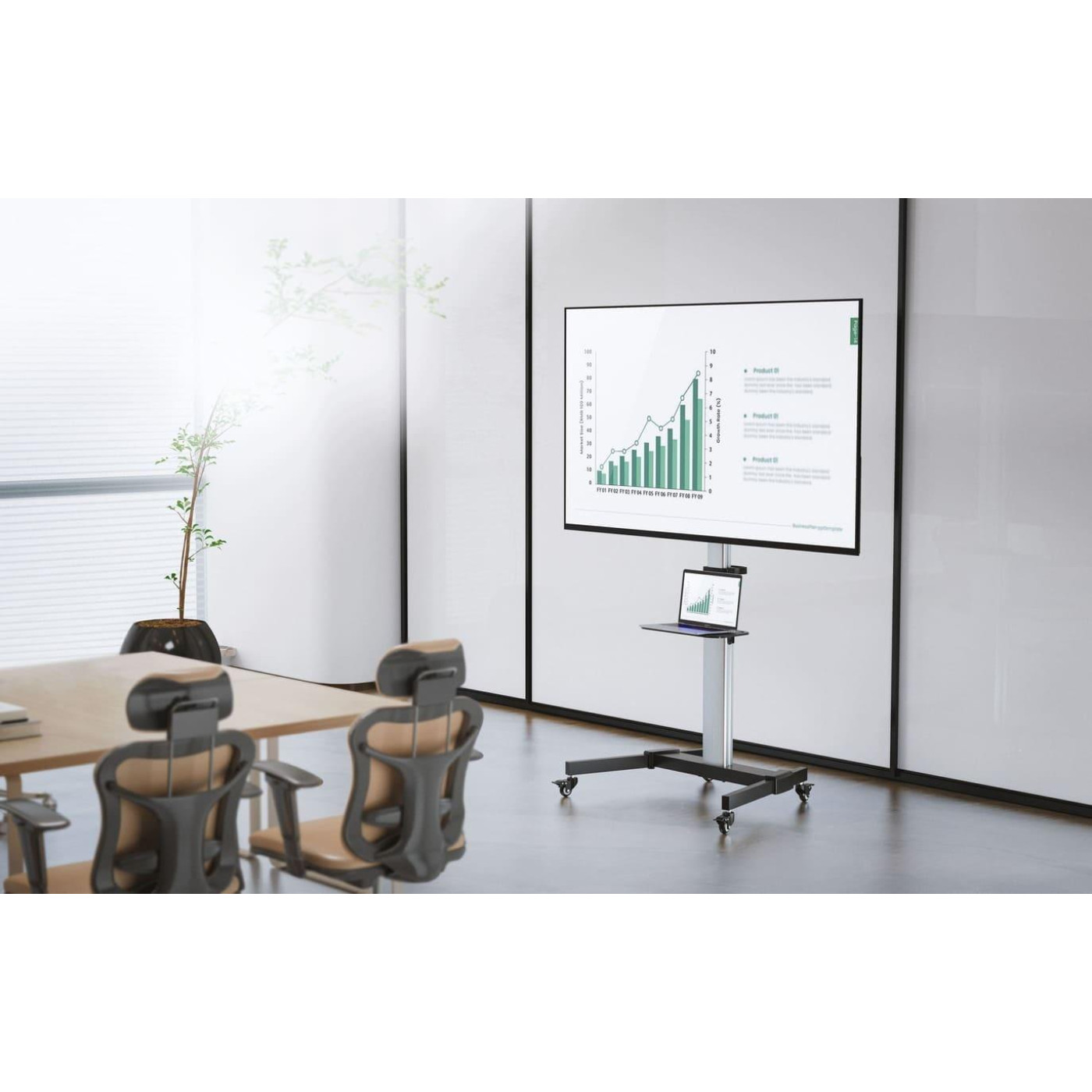 Стійка з кріпленням для телевізора OfficePro TVS455