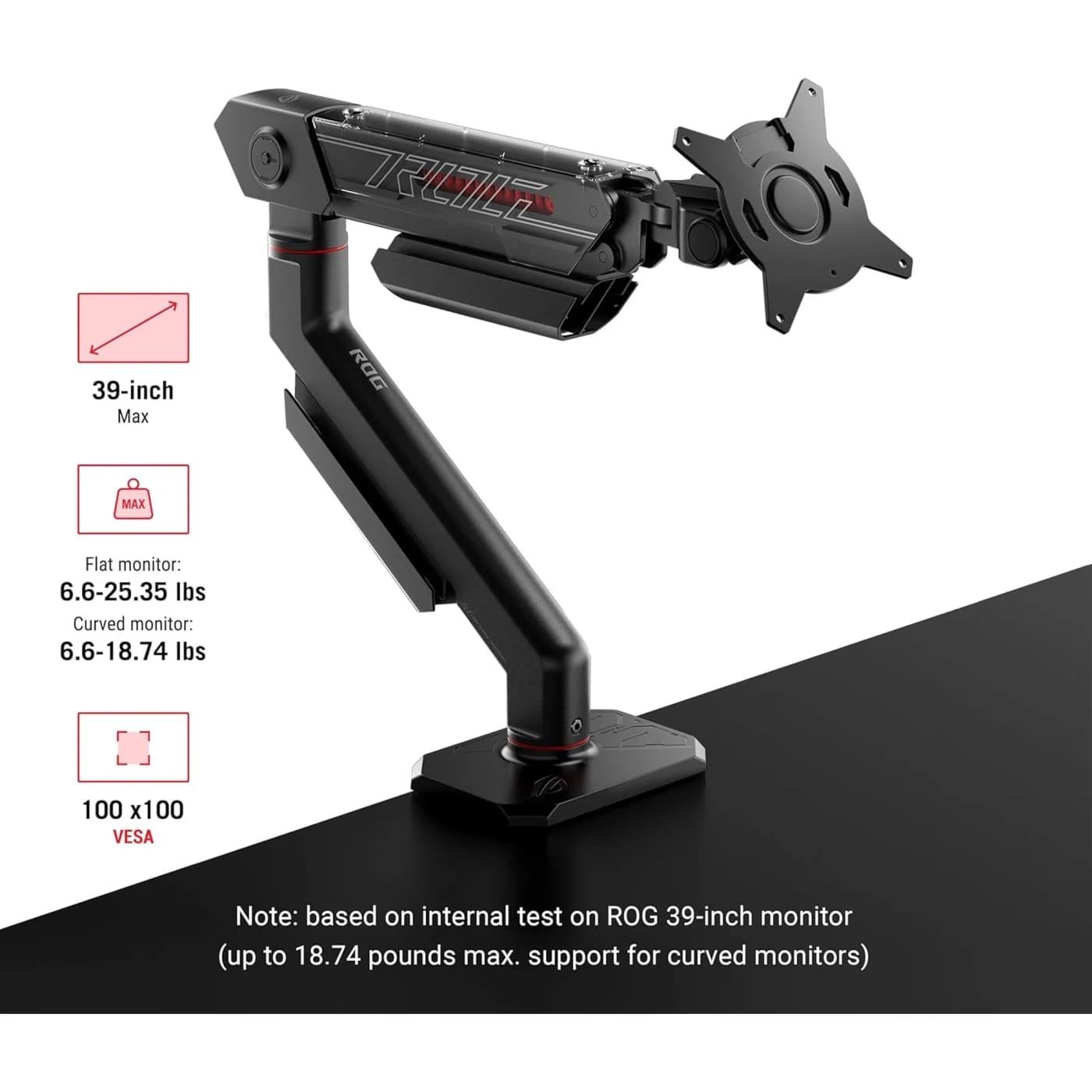 Кронштейн ASUS ROG Ergo Monitor Arm AAS01 (90LA00Q0-B01170) U1