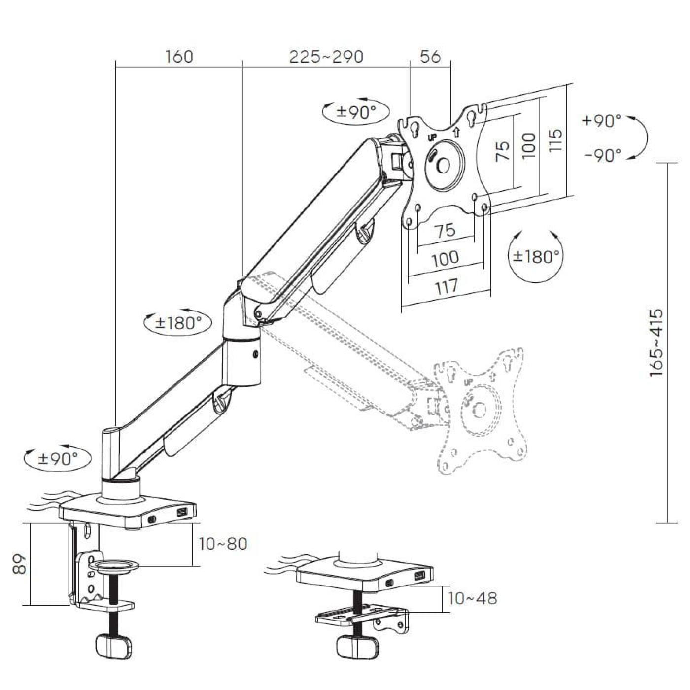Кронштейн OfficePro MA431B MA431B