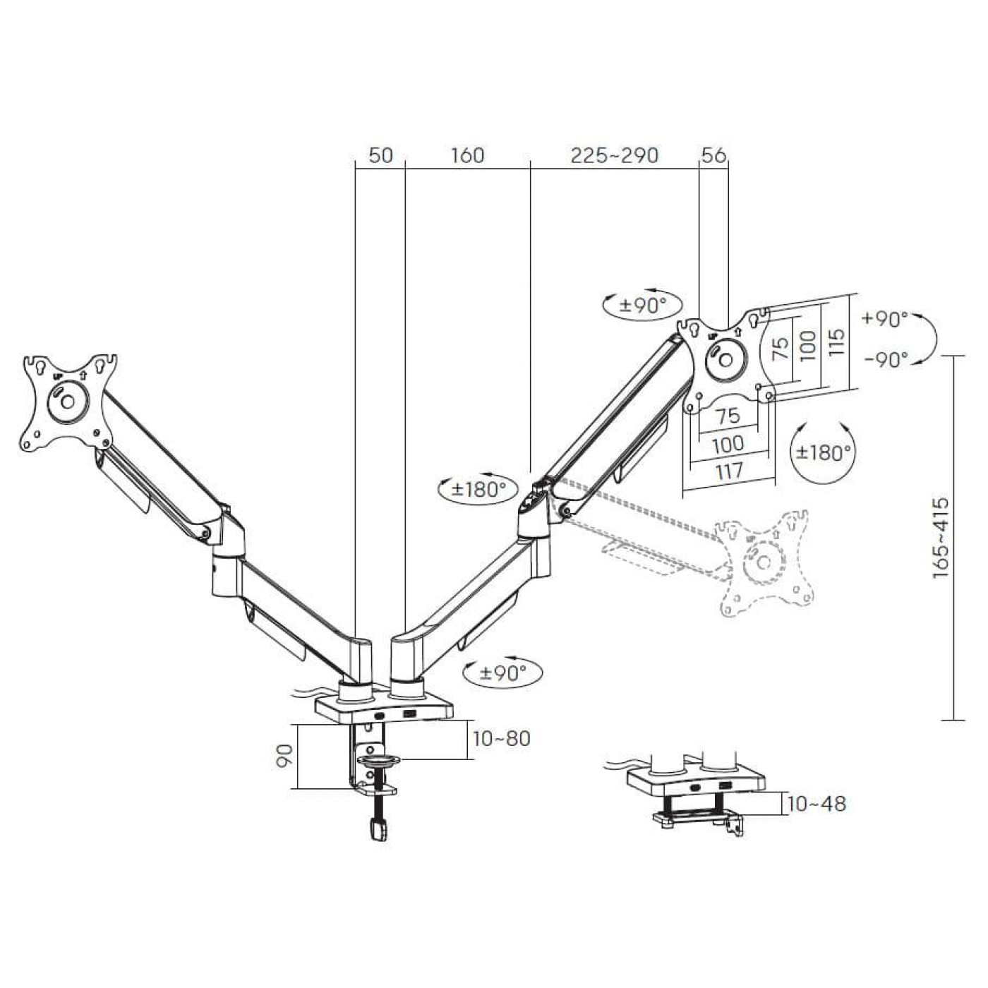 Кронштейн OfficePro MA512B MA512B