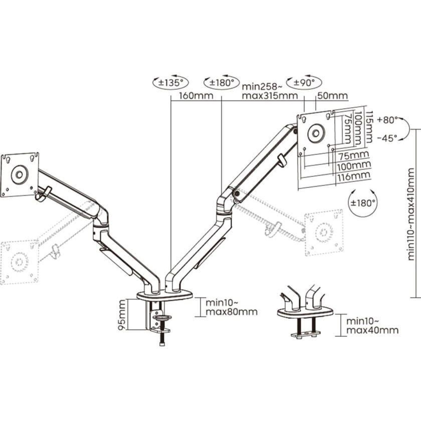 Кронштейн OfficePro MA422S MA422S