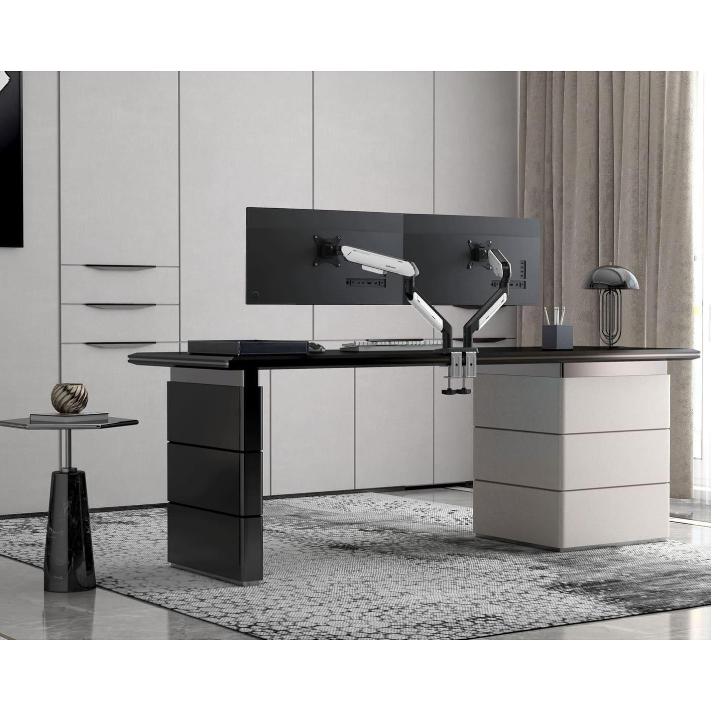 Кронштейн Anda Seat Stealth PRO II Duo 17ъъ-42ъъ Black & White AD-W-A9-2S-BW