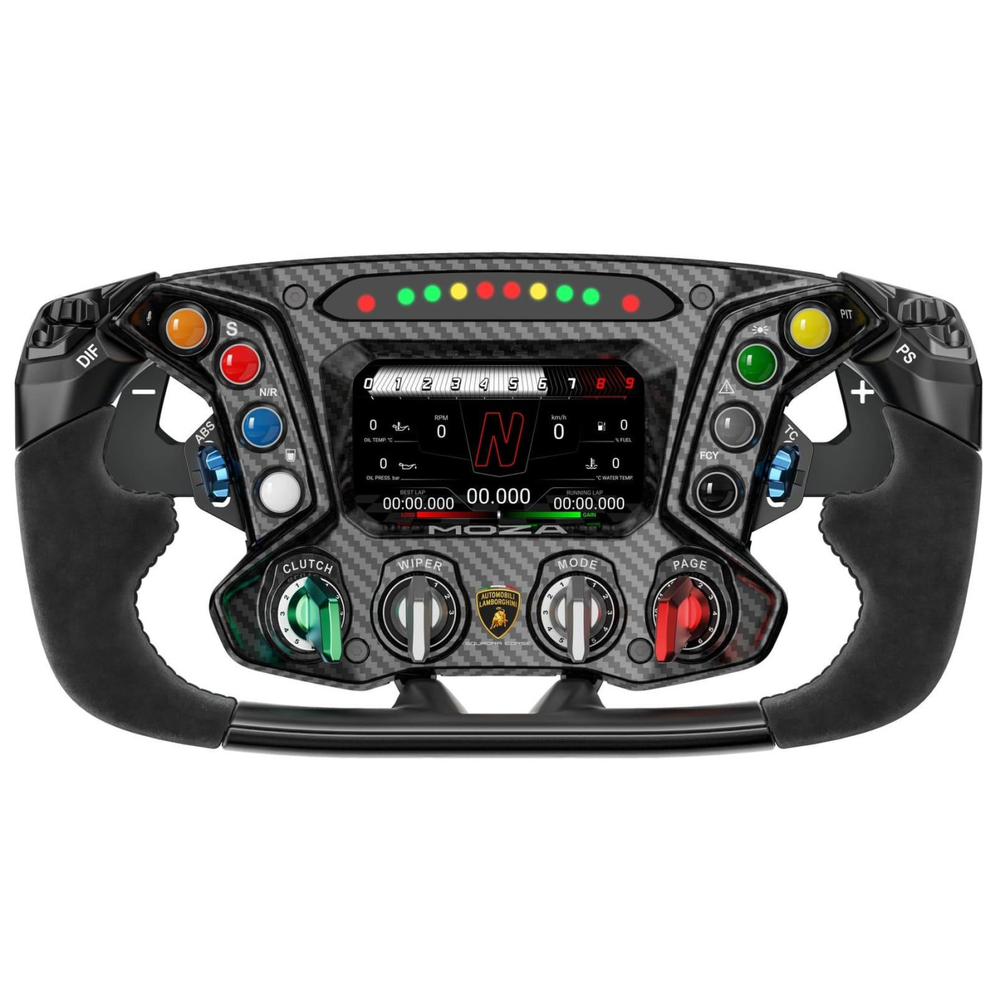 Руль MOZA Racing Lamborghini Essenza SCV12 Экран 4.3