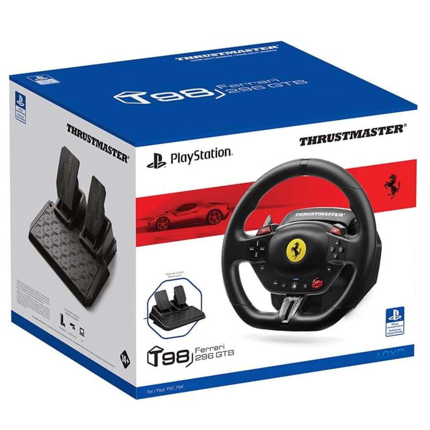 Кермо і педалі Thrustmaster T98-P FERRARI 296 GTB PC/PS4/PS5
