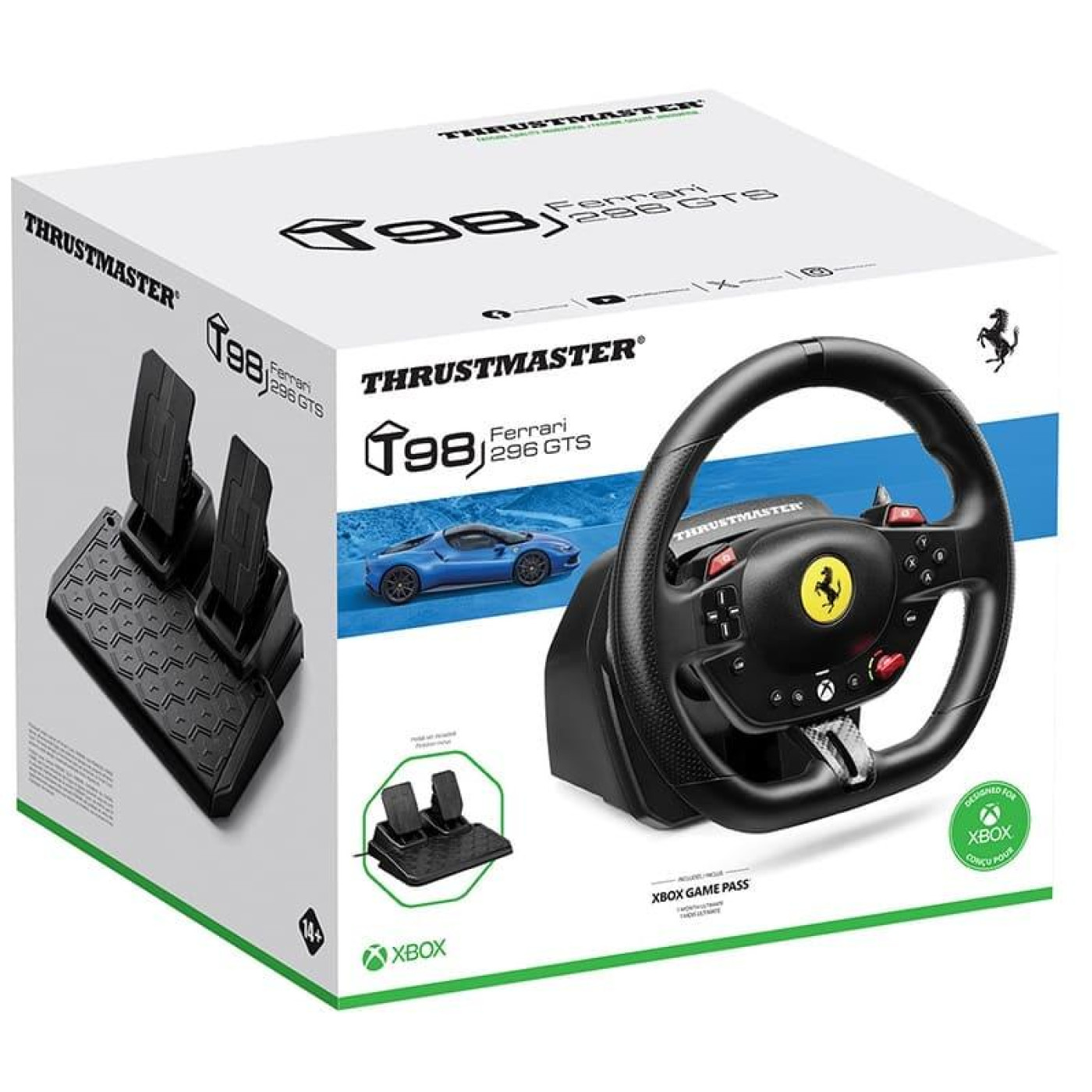 Руль и педали Thrustmaster T98-X FERRARI 296 GTS EU PC/XBOX