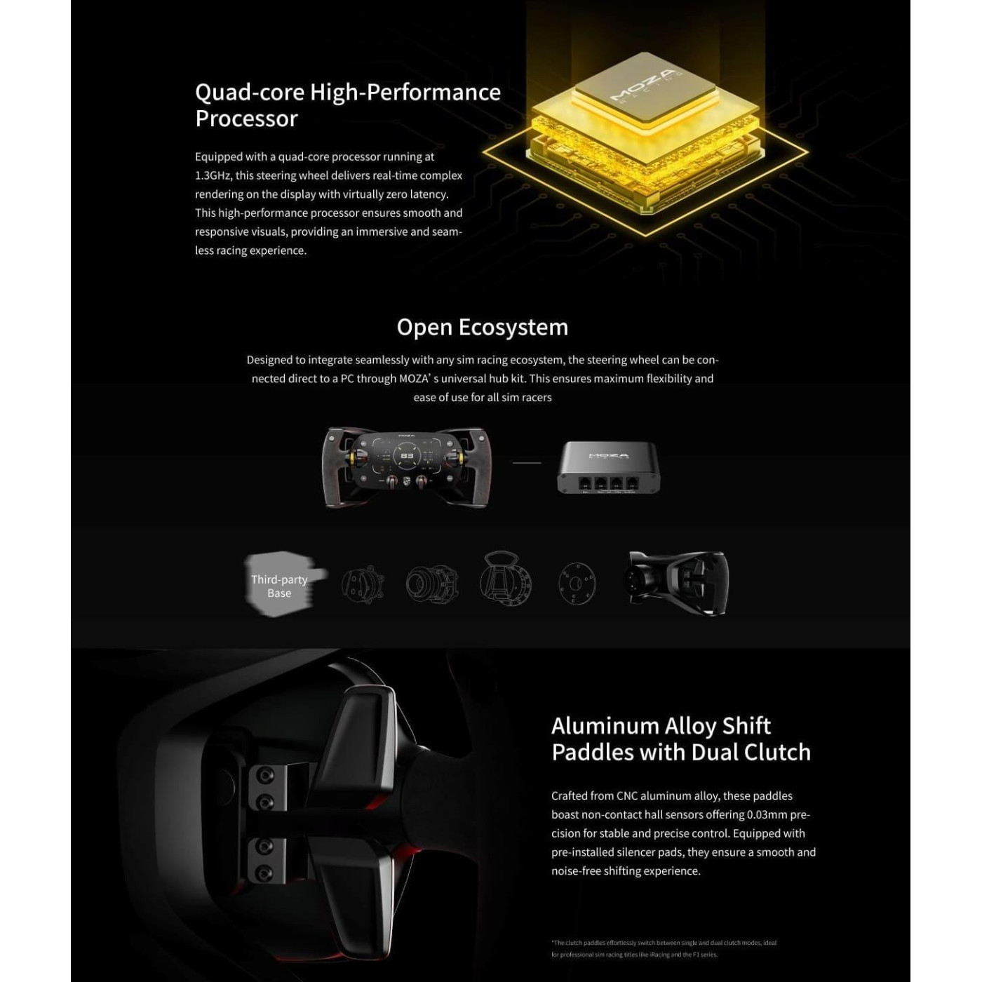 Руль MOZA Racing Porsche Mission R OLED  RGB