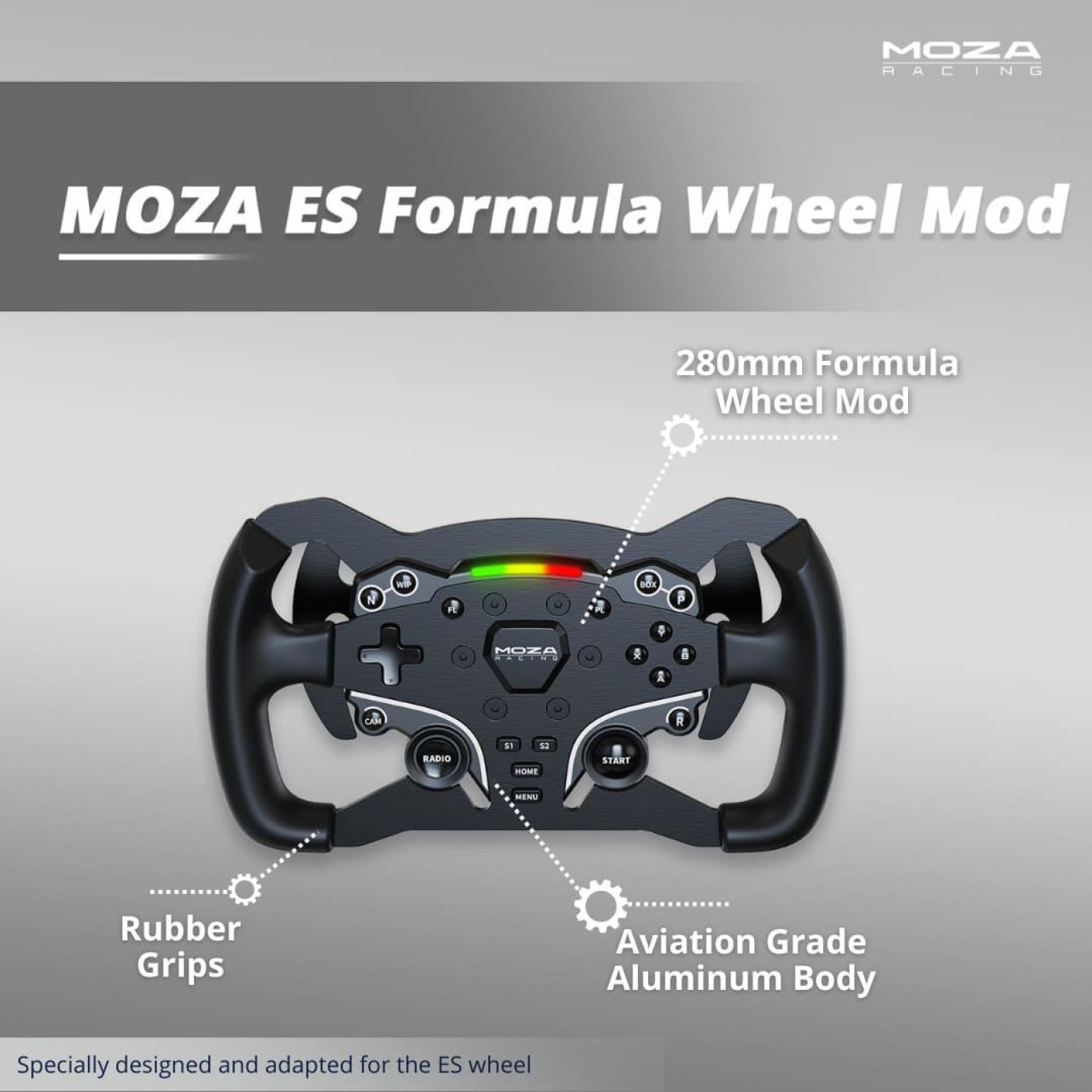 Обод сменный для руля MOZA 280мм ES Formula Wheel Mod
