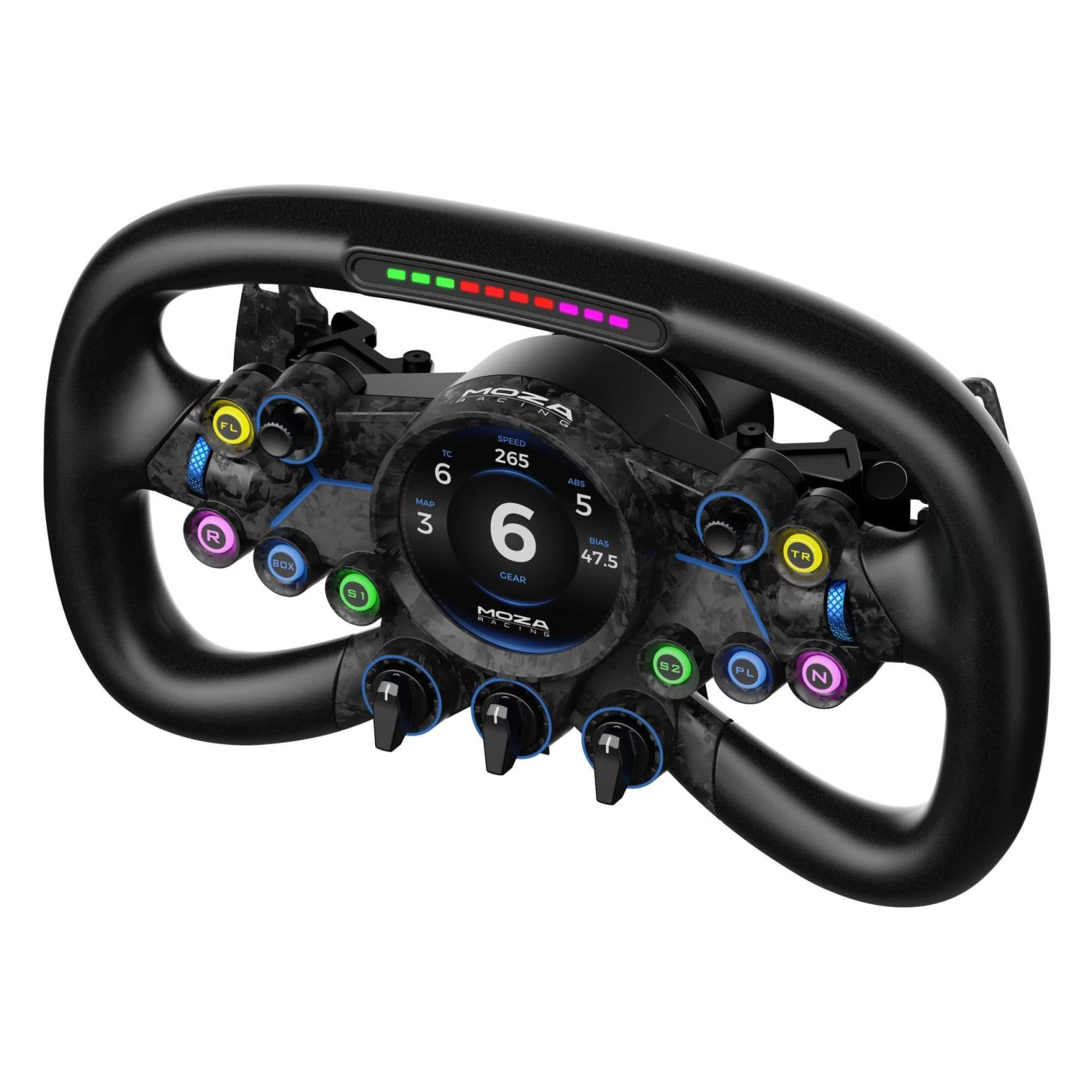 Руль MOZA Racing Vision GS Steering Экран 2.8