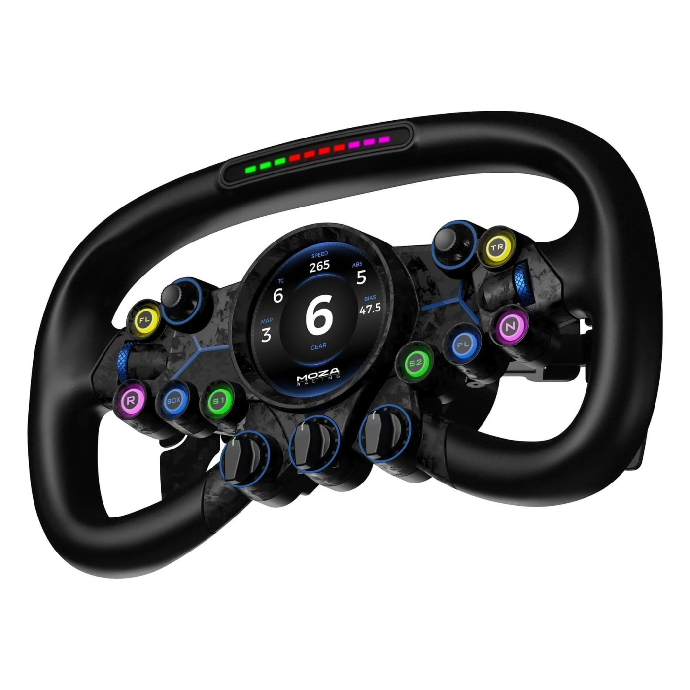 Руль MOZA Racing Vision GS Steering Экран 2.8