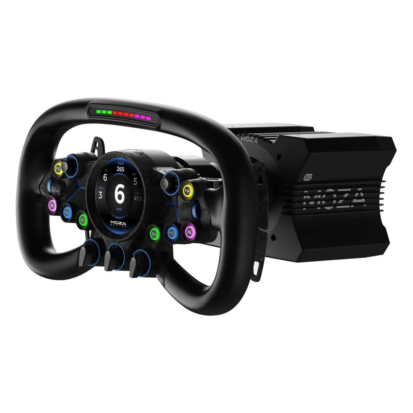 Руль MOZA Racing Vision GS Steering Экран 2.8