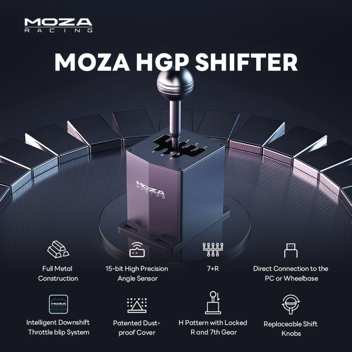 Переключатель передач MOZA HGP Shifter