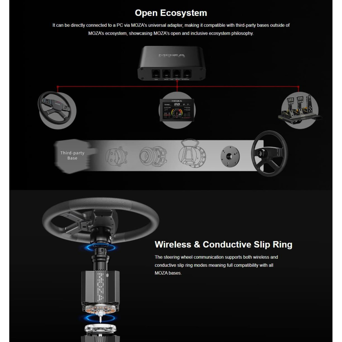Руль и педали MOZA R5 Trucking Bundle for PC SR-PLite TSW