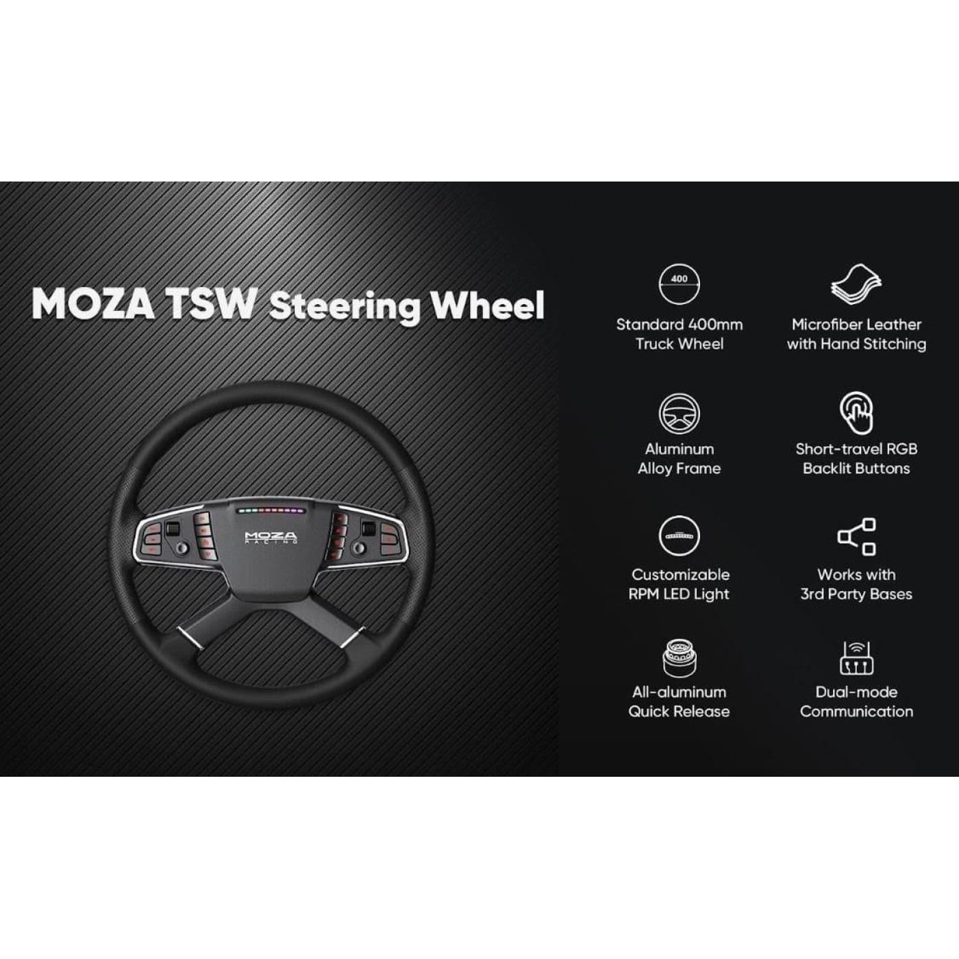 Руль и педали MOZA R5 Trucking Bundle for PC SR-PLite TSW