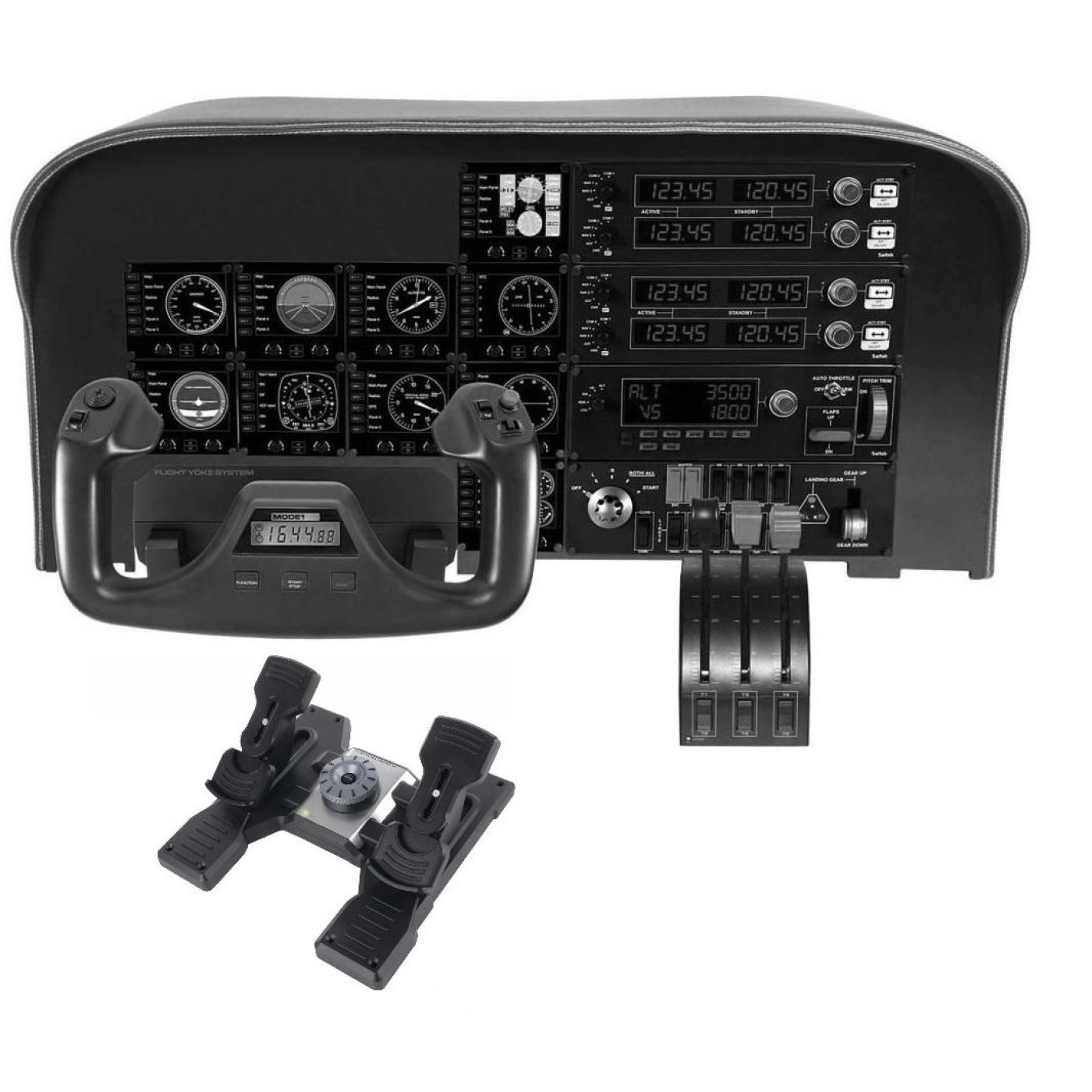 Педалі Logitech G Saitek Pro Flight Rudder Pedals PC (945-000005)