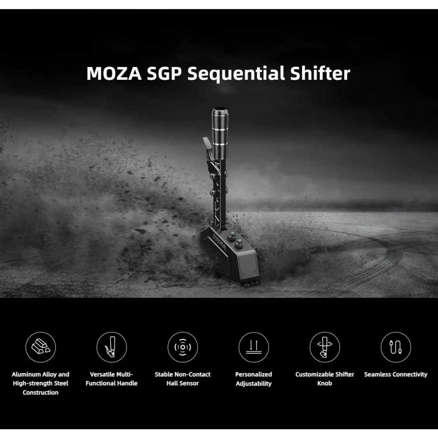 Секвентальная коробка передач MOZA RACING SGP