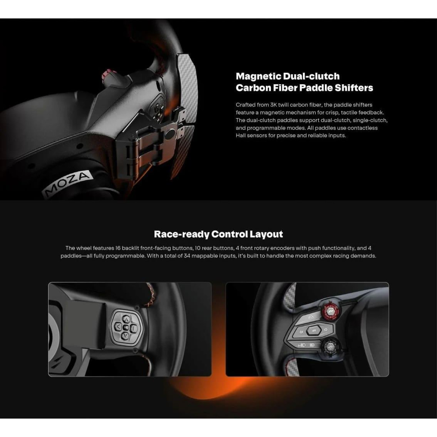 Кермо MOZA Racing Lamborghini Revuelto for PC