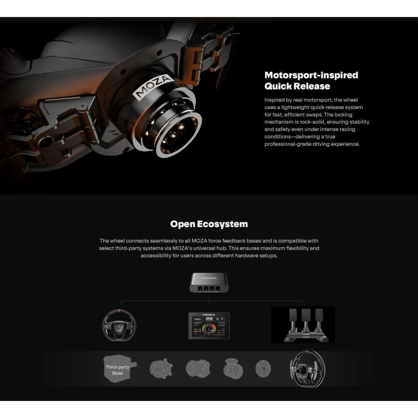 Кермо MOZA Racing Lamborghini Revuelto for PC