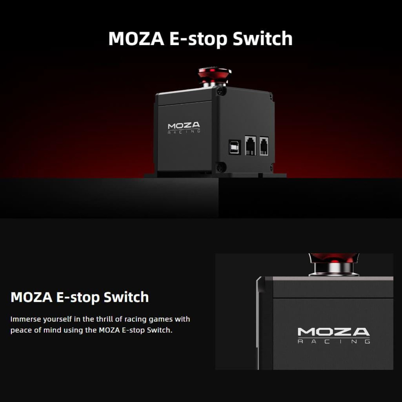 Кнопка аварийного выключения Moza E-Stop Switch