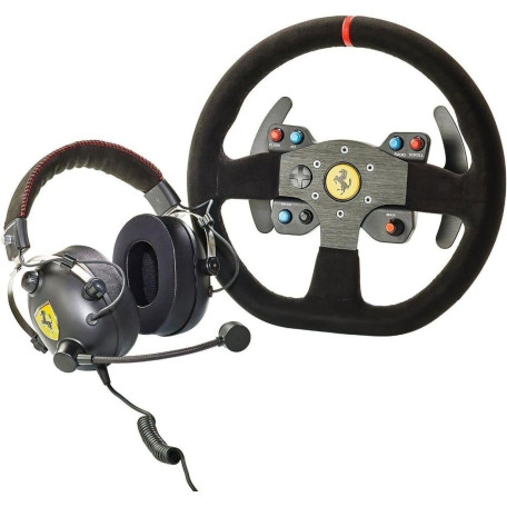 Кермо і гарнітура ThrustMaster Race Kit Ferrari 599XX EVO Edition With Alcantara PC/PS4/PS3 (4160771)
