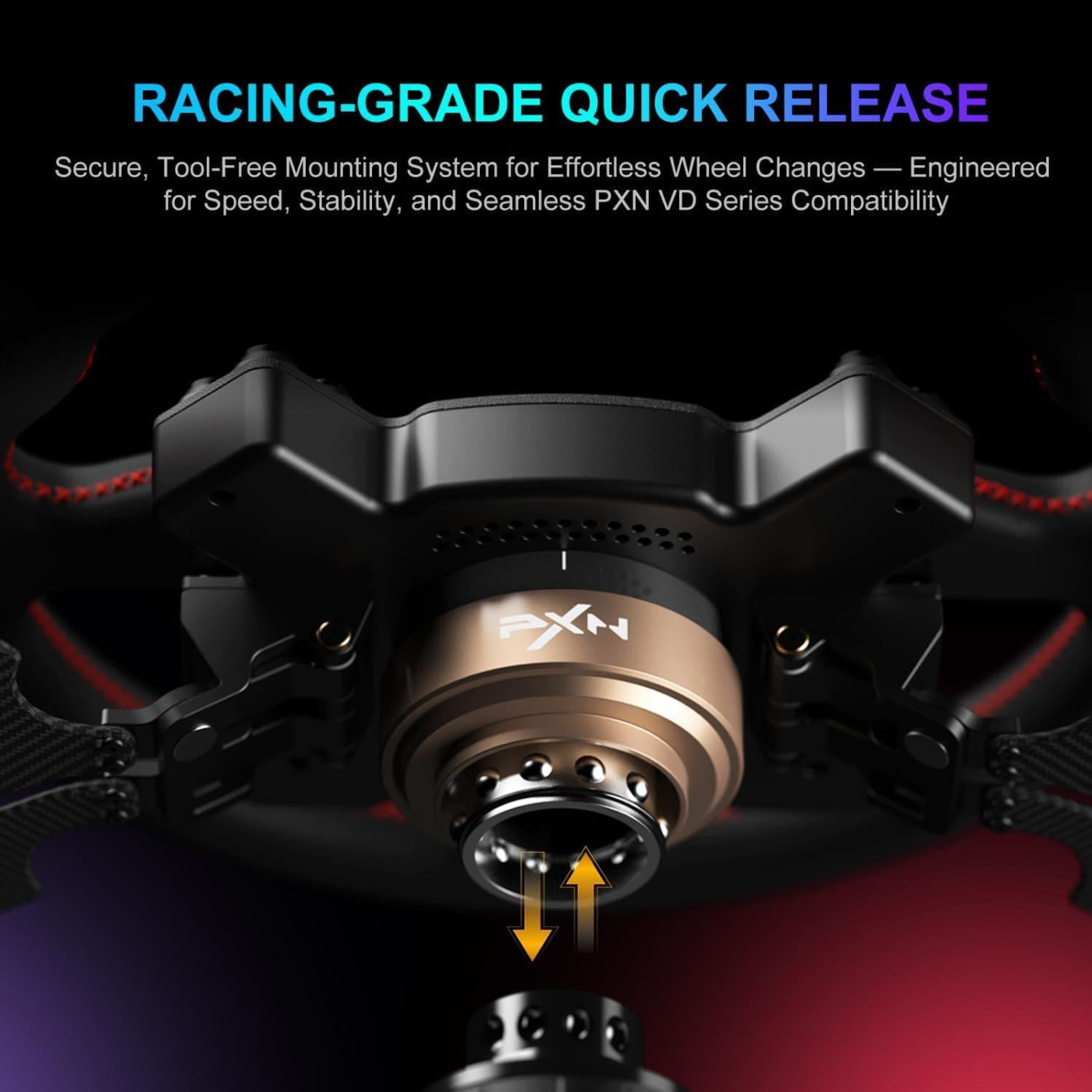 Руль PXN WCS R2 for PC RGB 33cм