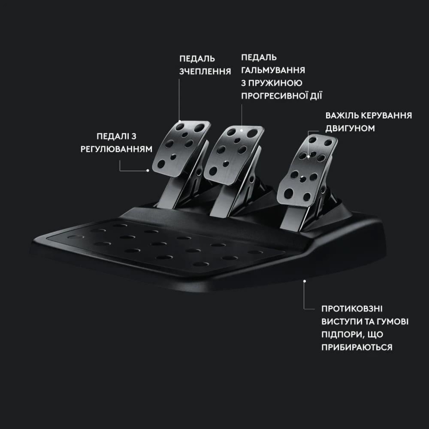 Кермо та педалі Logitech G29 Racing for PS4-5 and PC + Shifter