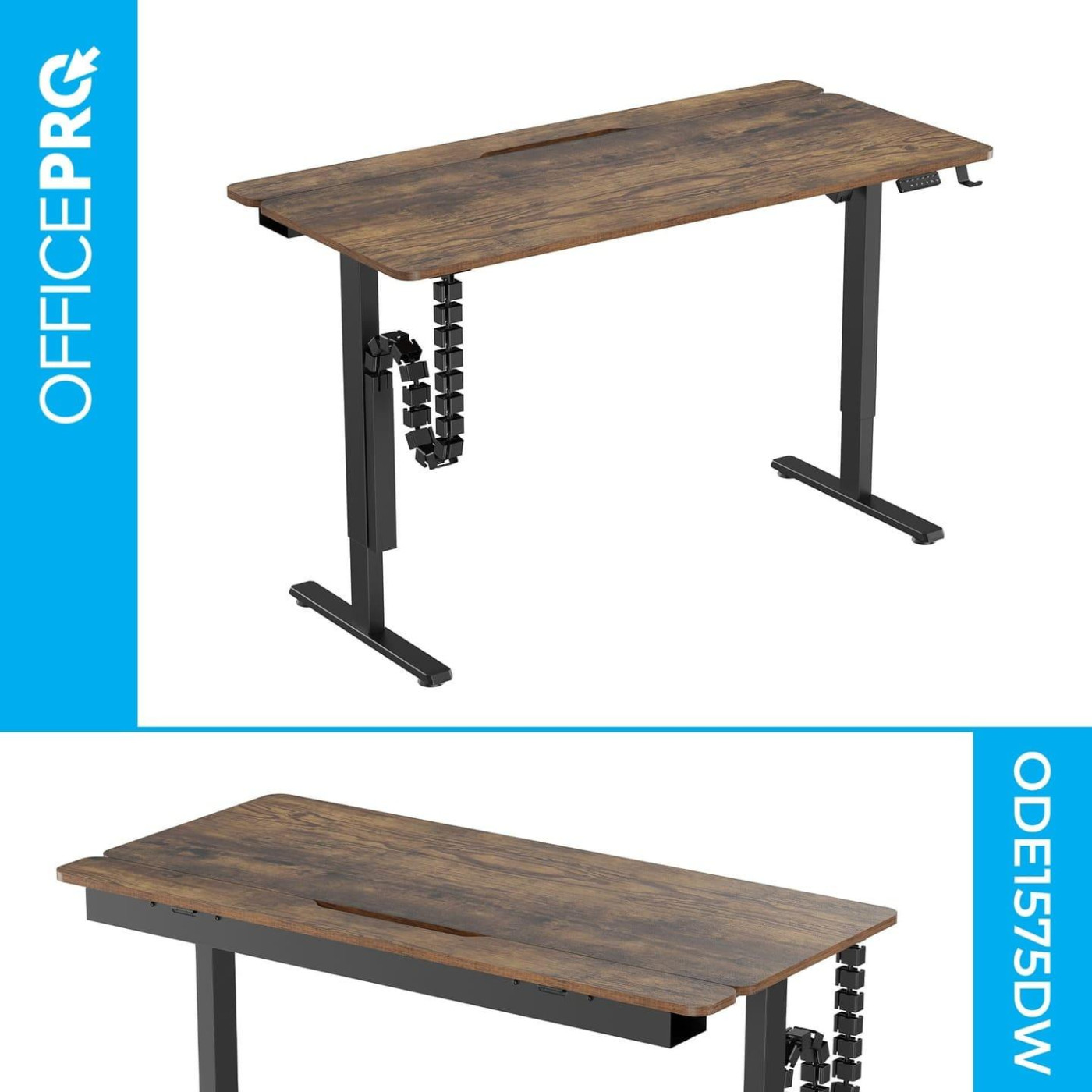 Геймерский стол OfficePro ODE1575DW з електрорегулюванням висоти (ODE1575DW)