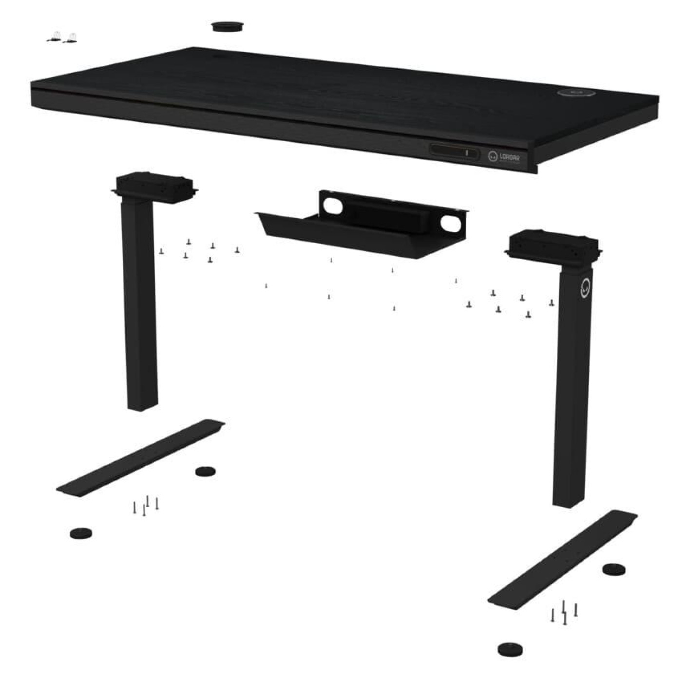 Геймерський стіл Lorgar PRO 80W Wood Black (LRG-DP80W)