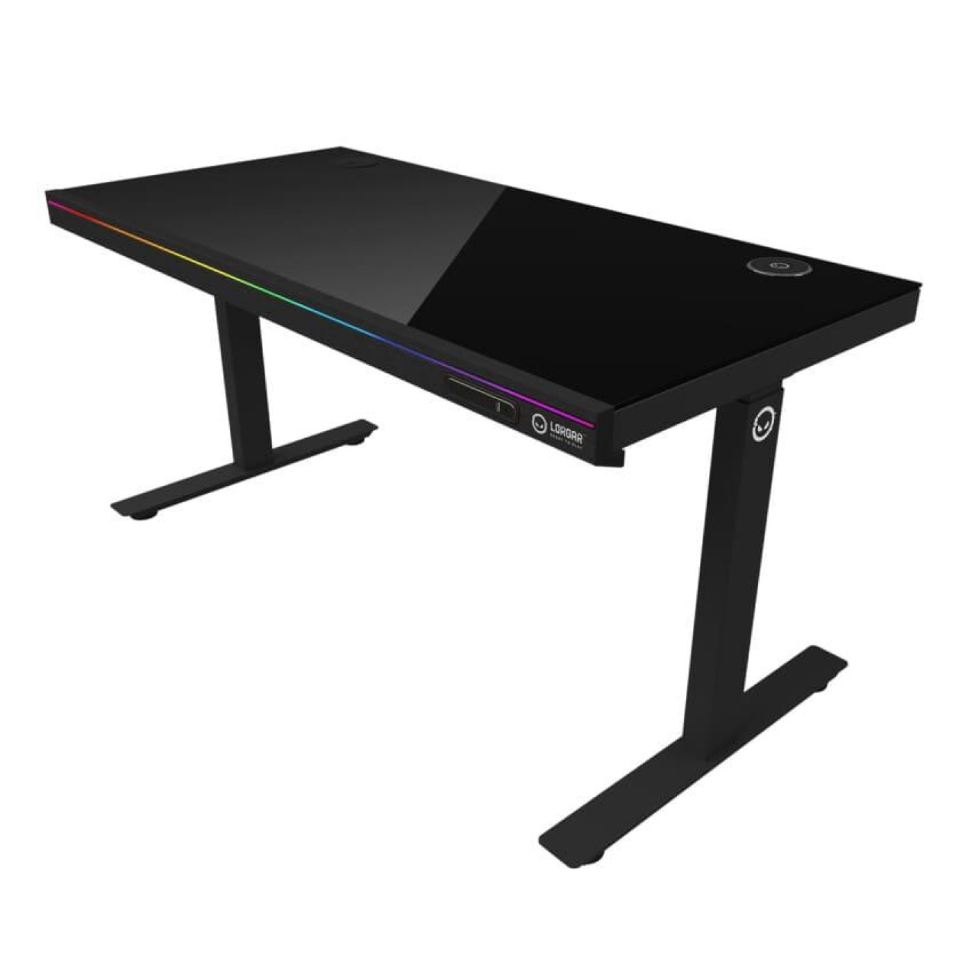 Геймерський стіл Lorgar PRO 80G Glass Black (LRG-DP80G)