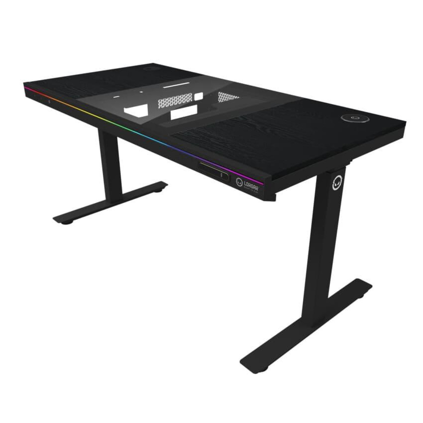 Геймерський стіл Lorgar ELITE 90W Wood Black (LRG-DE90W)