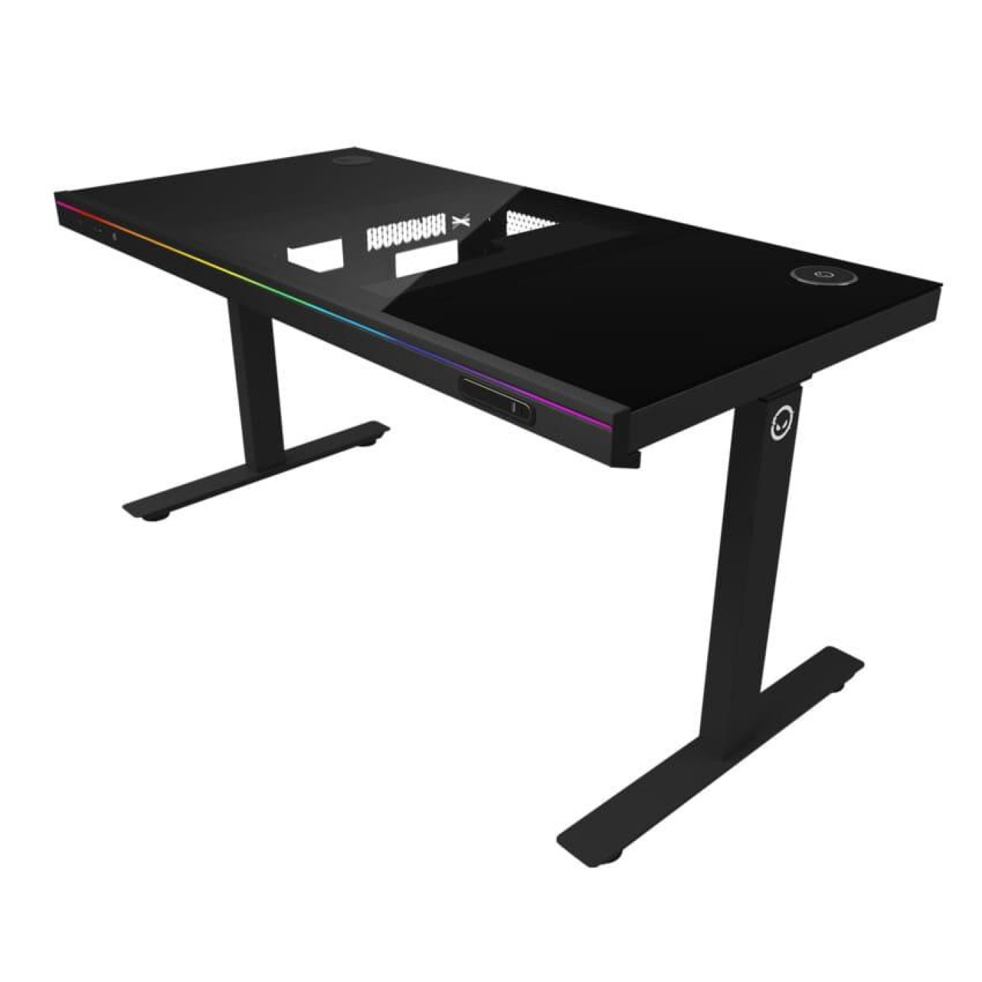 Геймерський стіл Lorgar ELITE 90G Glass Black (LRG-DE90G)