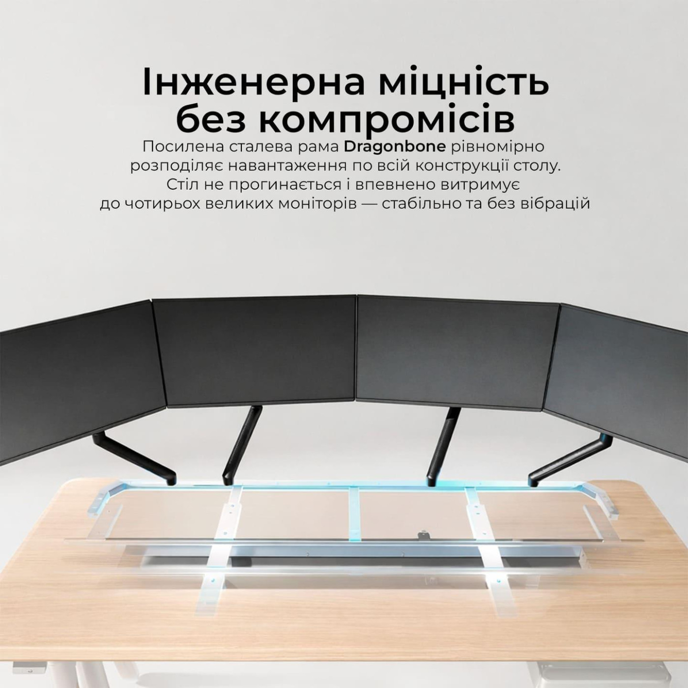 Геймерский стол Sihoo D07 1.6m Maple/White (D07B-102/D07J-102-AB)