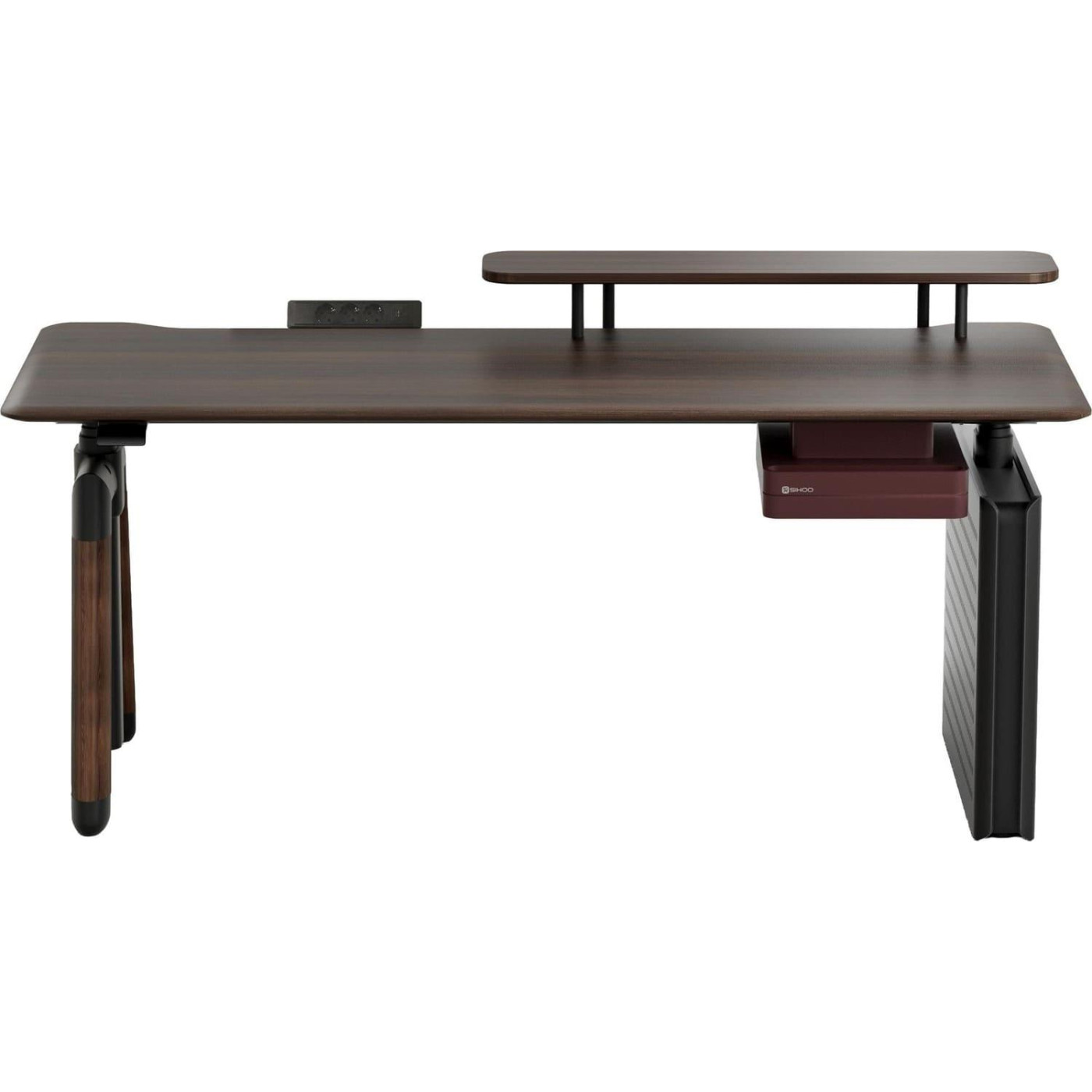 Геймерский стол Sihoo D07 1.6m Walnut/Black (D07B-101/D07J-101-AB)