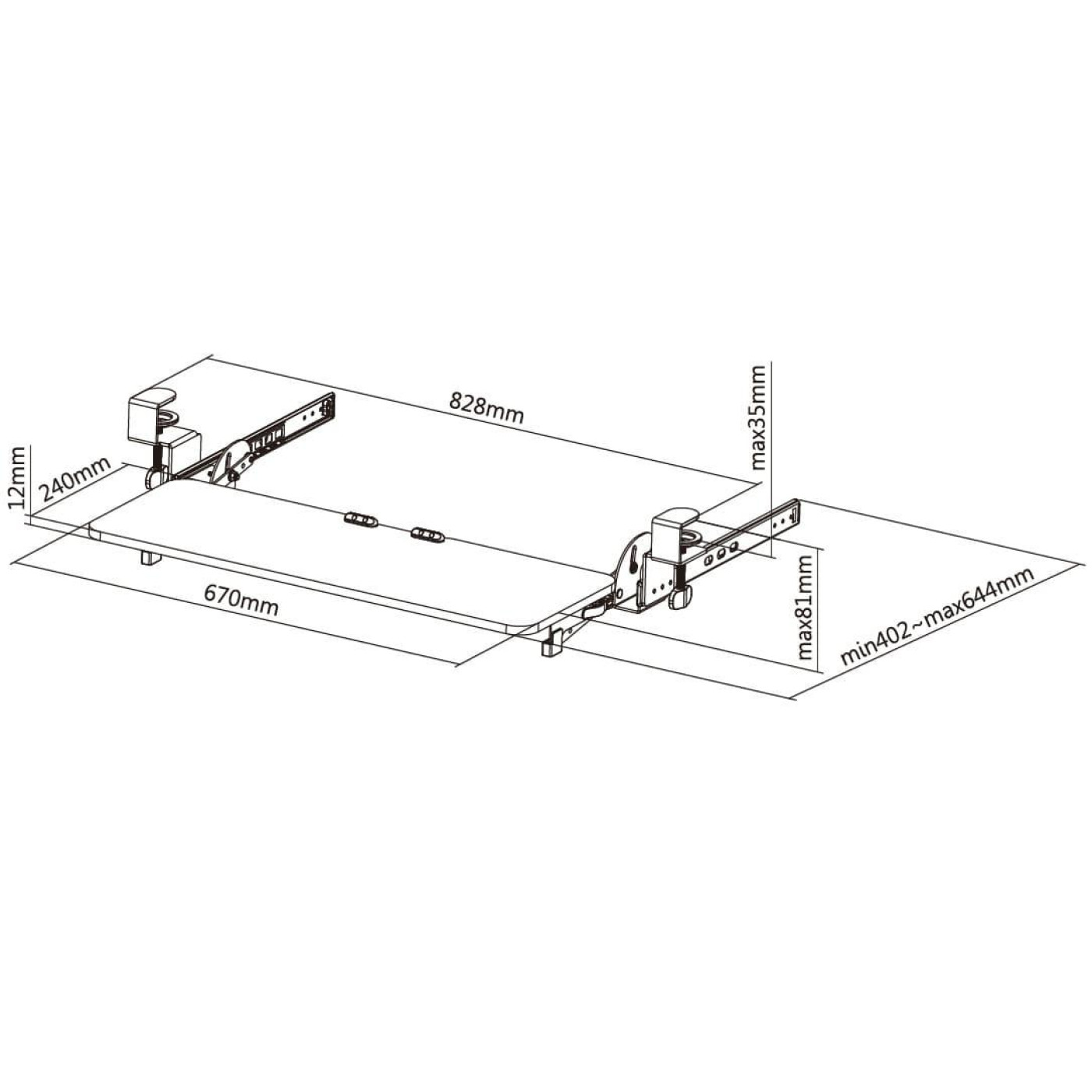 Геймерский стол OfficePro KT145B Black (KT145B)