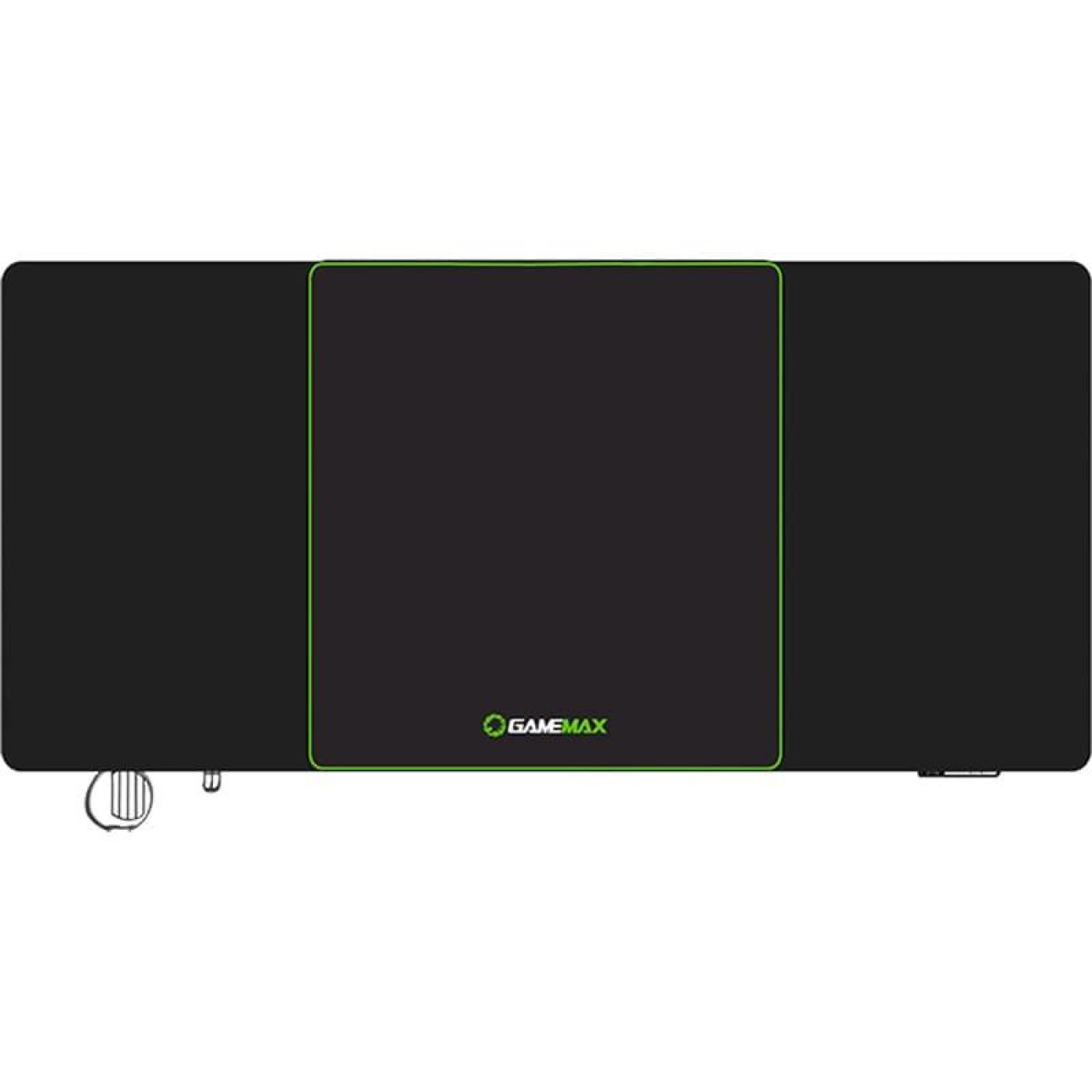 Геймерский стол GameMax D160 Black EC Electric Height (D160-Black-EC)