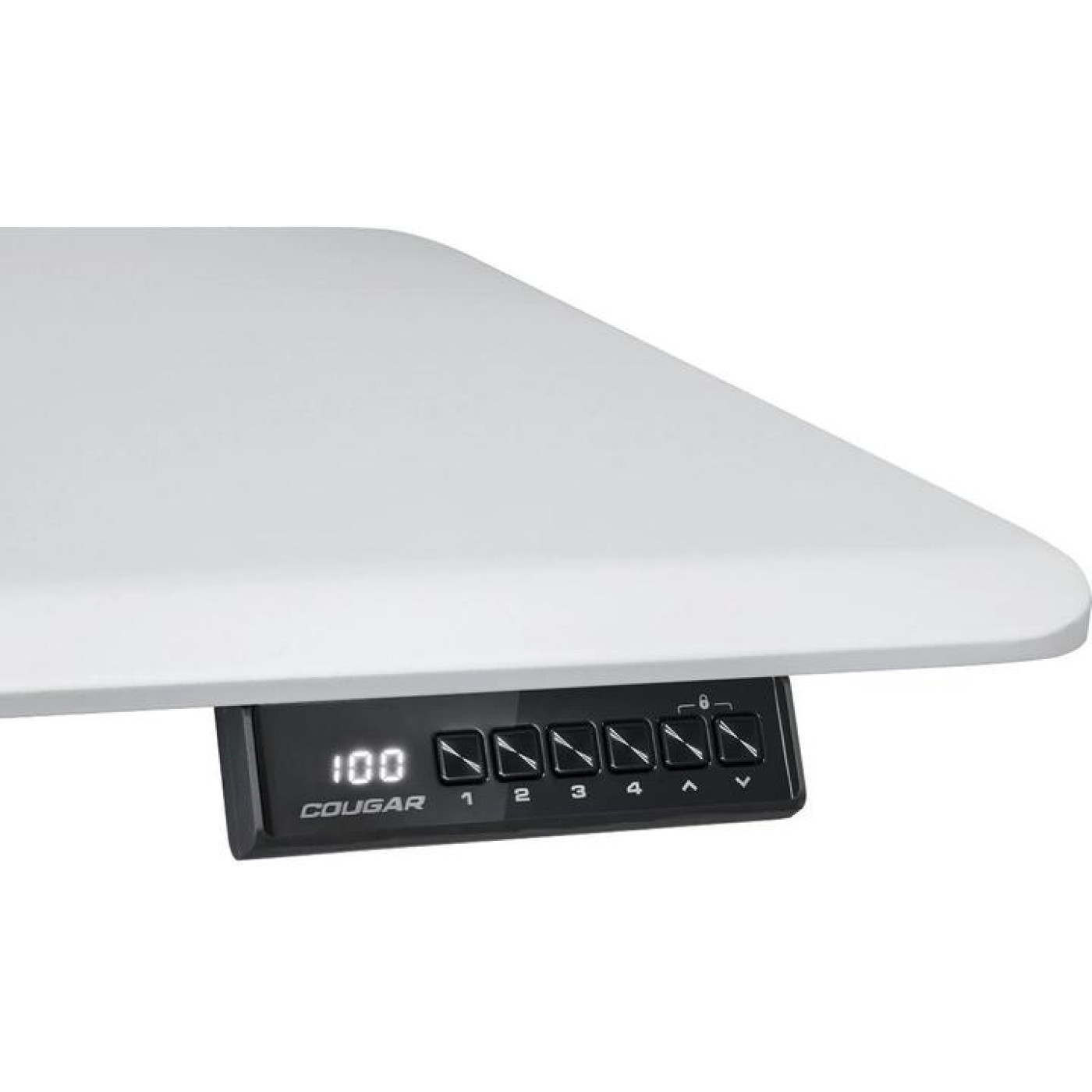 Геймерський стіл Cougar Royal 120 Mossa з електричним регулюванням висоти White (Royal 120 Mossa (White))