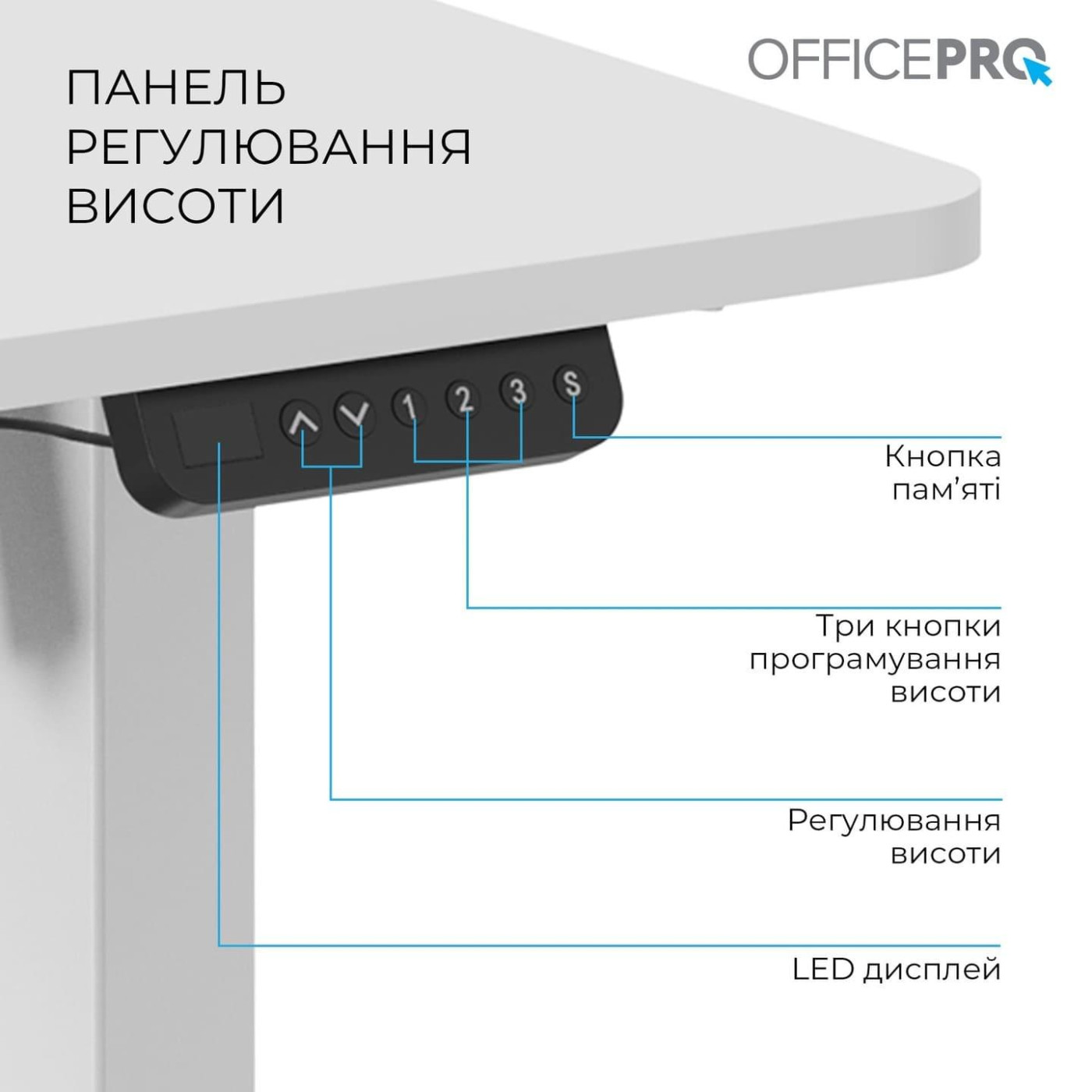 Геймерский стол OfficePro ODE1470W (ODE1470W)